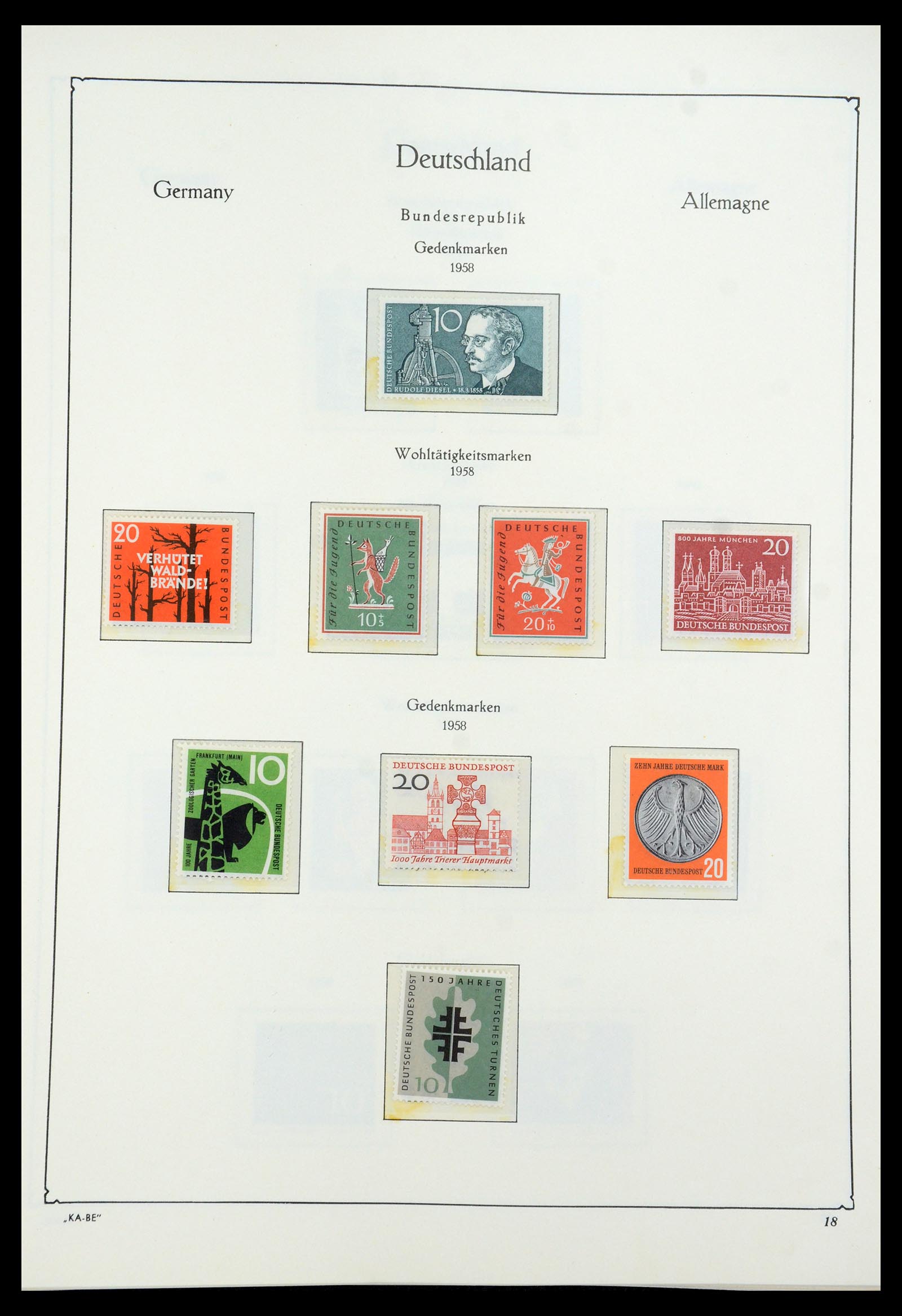 35675 096 - Stamp Collection 35675 Germany 1945-1985.