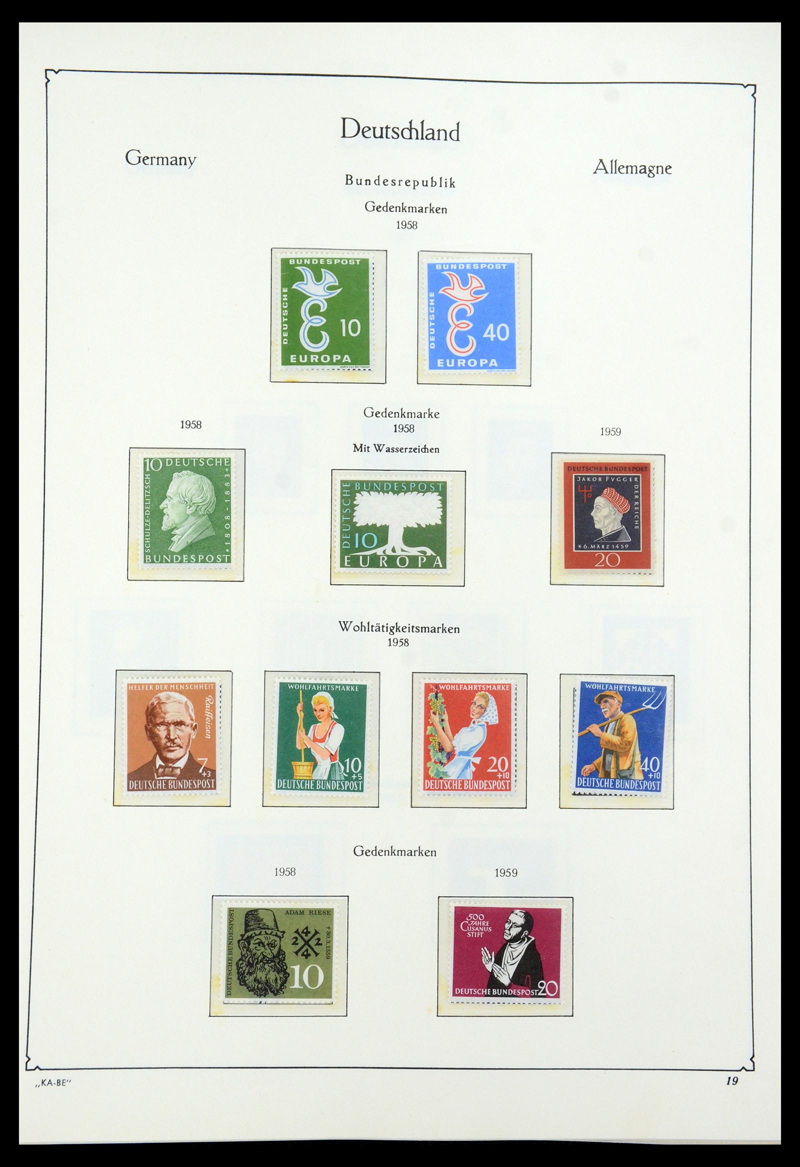 35675 097 - Postzegelverzameling 35675 Duitsland 1945-1985.