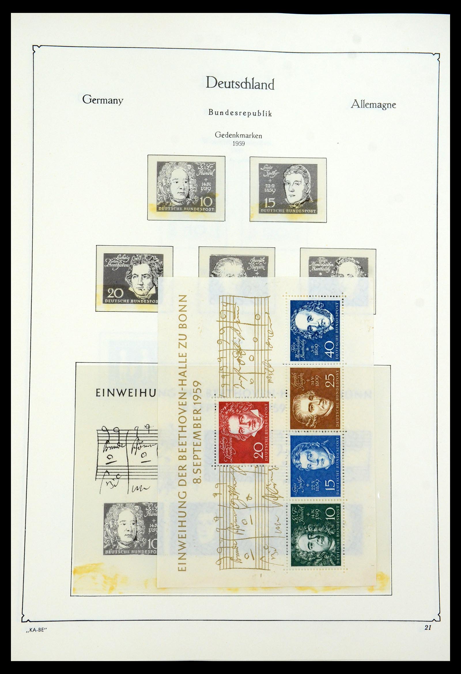 35675 099 - Postzegelverzameling 35675 Duitsland 1945-1985.