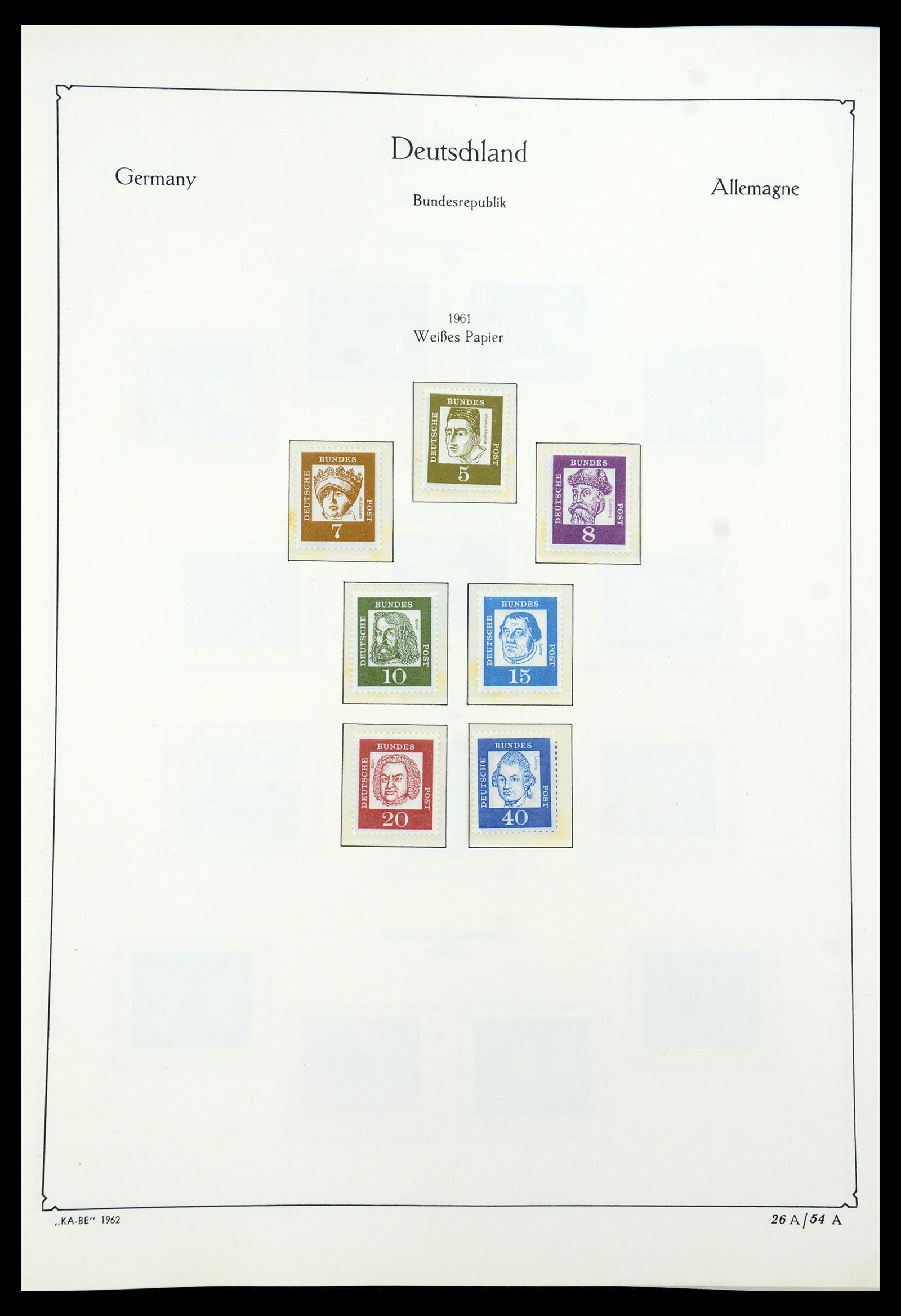 35675 106 - Postzegelverzameling 35675 Duitsland 1945-1985.