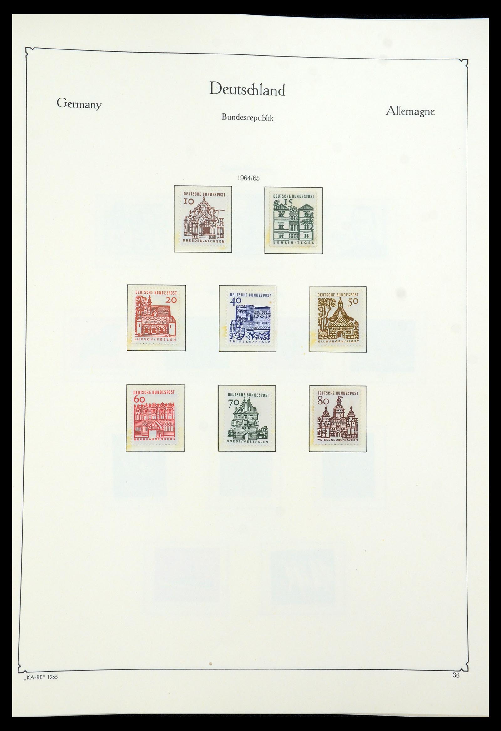 35675 117 - Postzegelverzameling 35675 Duitsland 1945-1985.