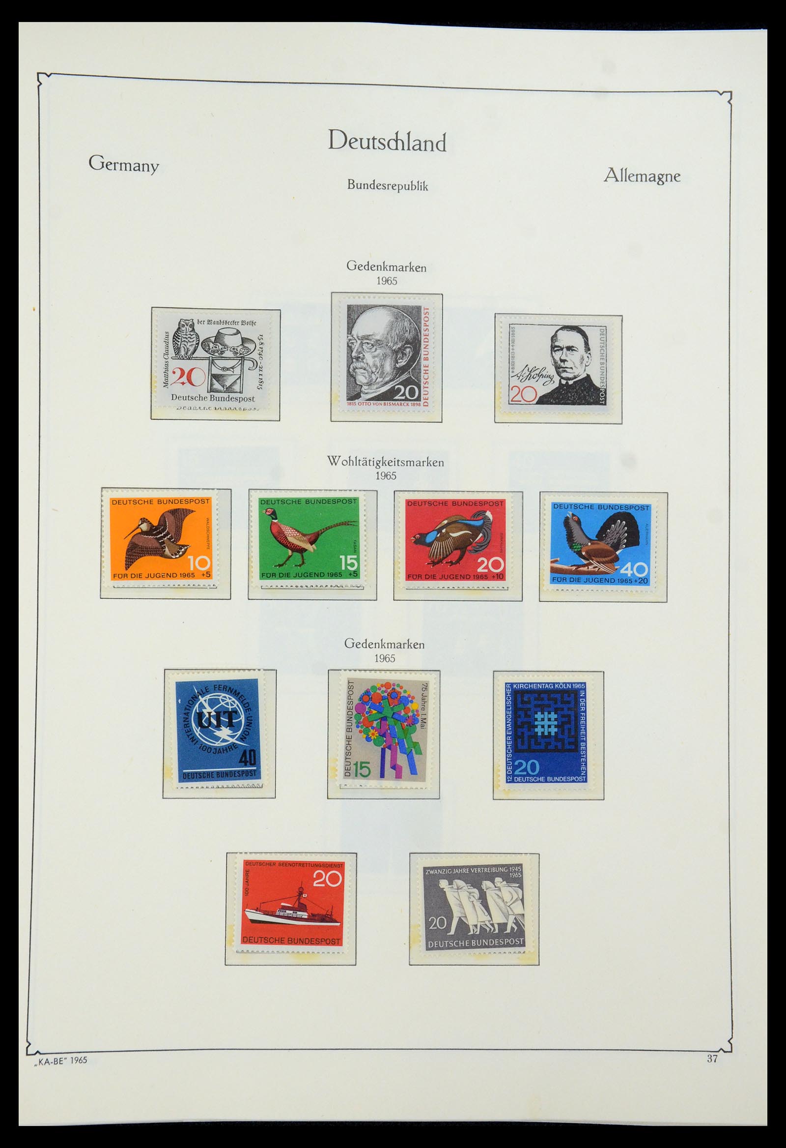 35675 118 - Postzegelverzameling 35675 Duitsland 1945-1985.