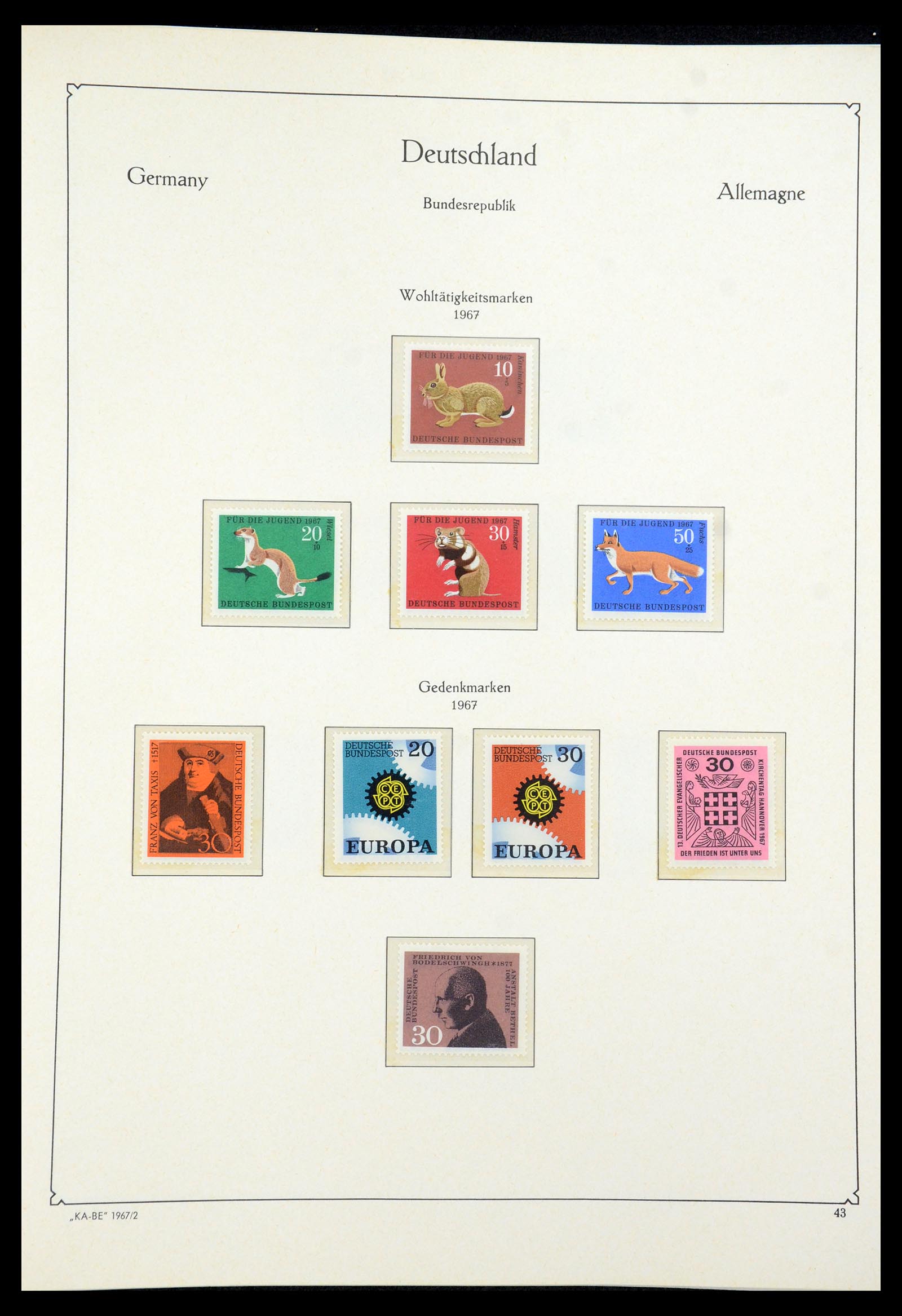 35675 124 - Postzegelverzameling 35675 Duitsland 1945-1985.