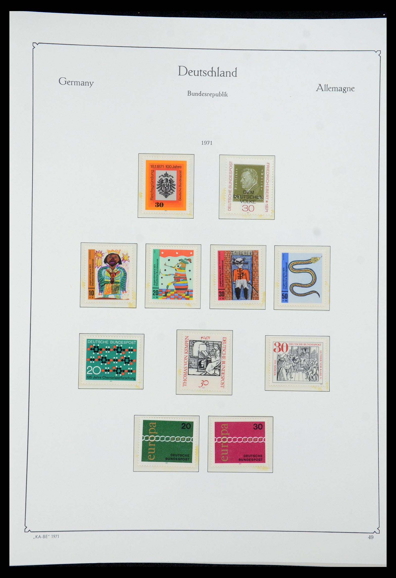35675 138 - Postzegelverzameling 35675 Duitsland 1945-1985.
