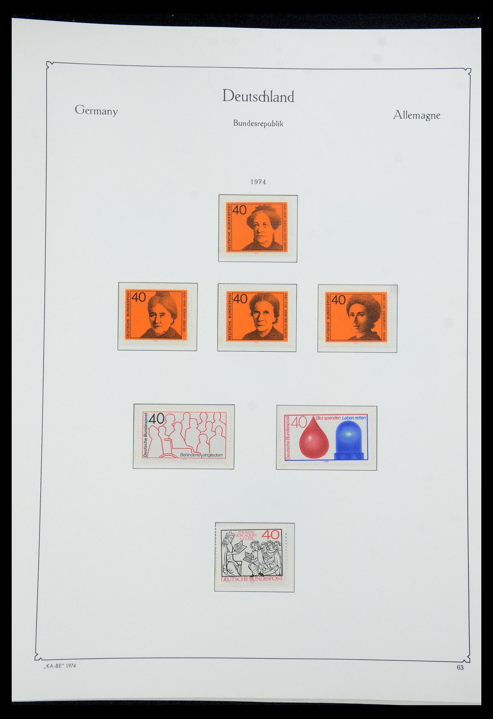 35675 154 - Postzegelverzameling 35675 Duitsland 1945-1985.