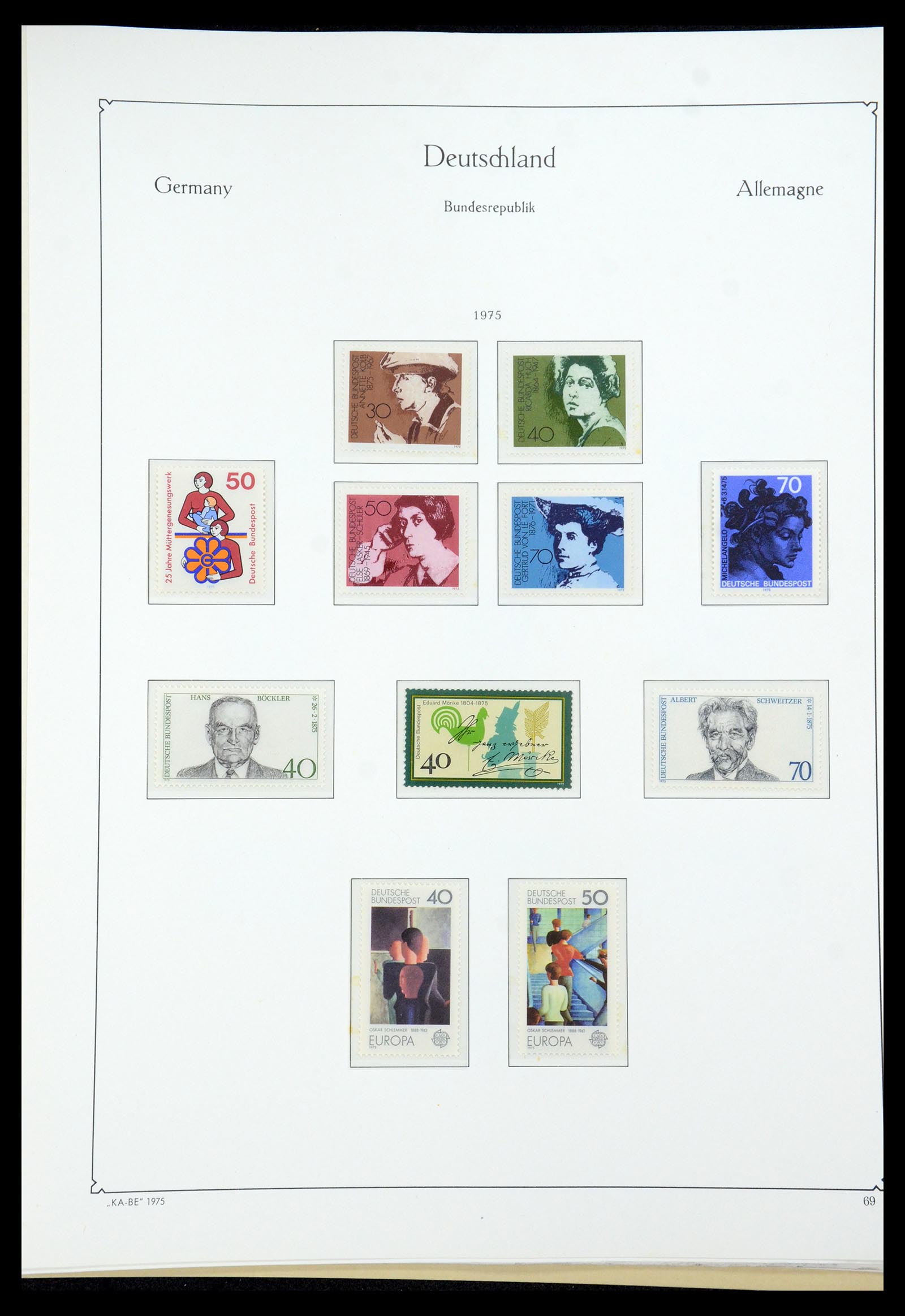 35675 160 - Postzegelverzameling 35675 Duitsland 1945-1985.