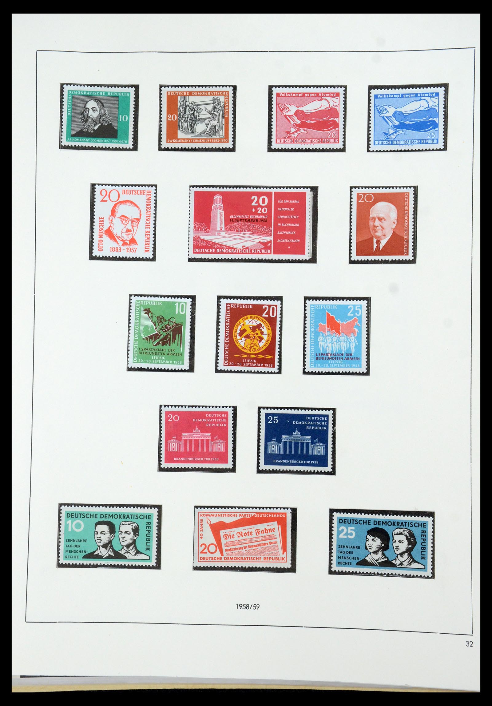 35675 283 - Postzegelverzameling 35675 Duitsland 1945-1985.