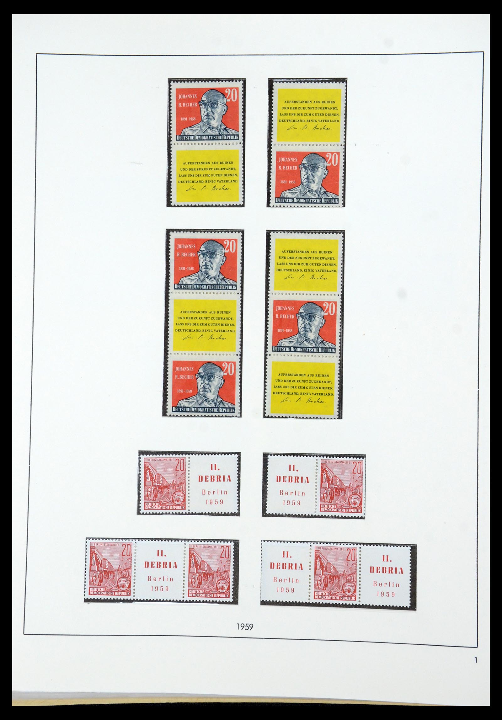 35675 290 - Postzegelverzameling 35675 Duitsland 1945-1985.