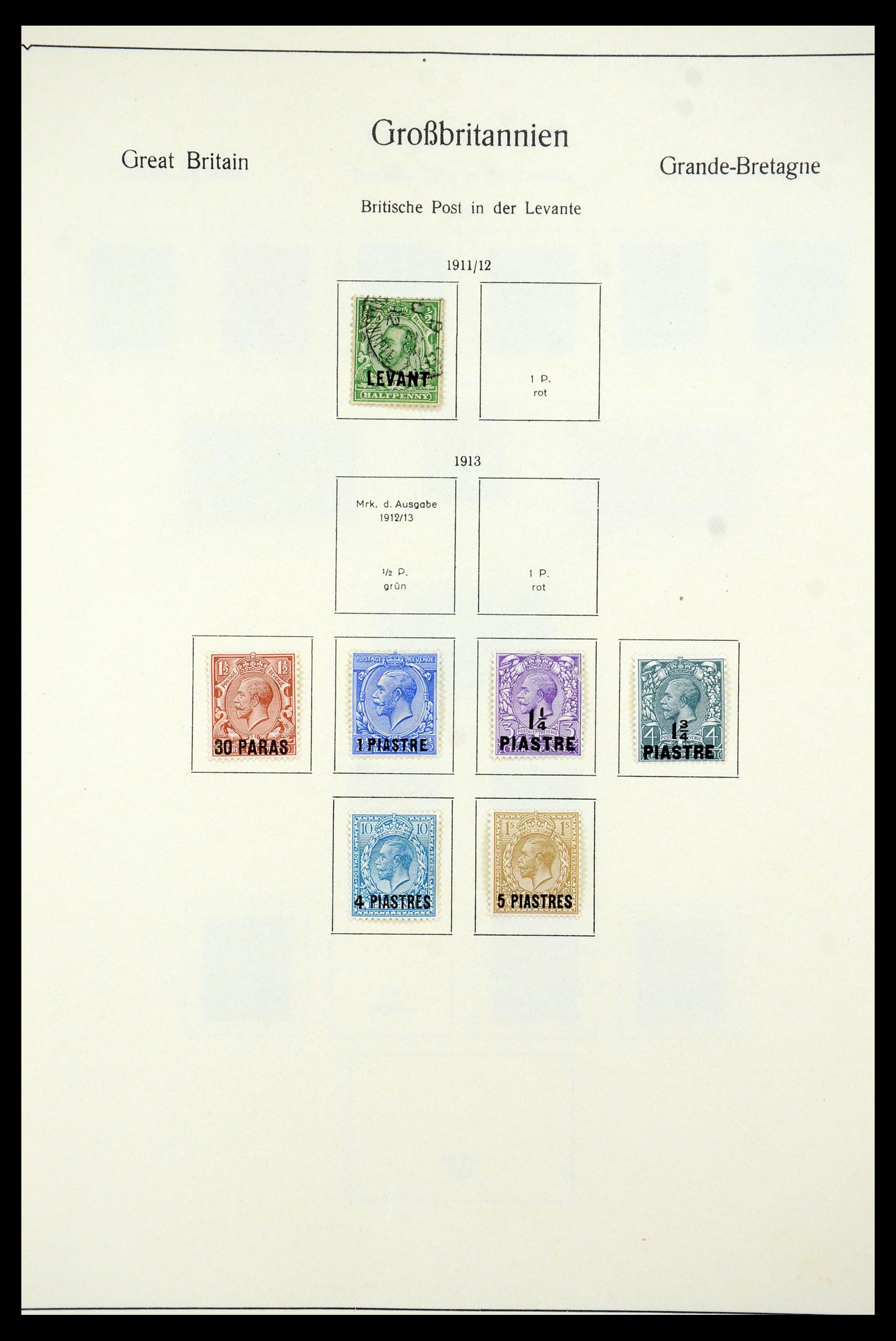35676 004 - Postzegelverzameling 35676 Brits Levant 1885-1957.
