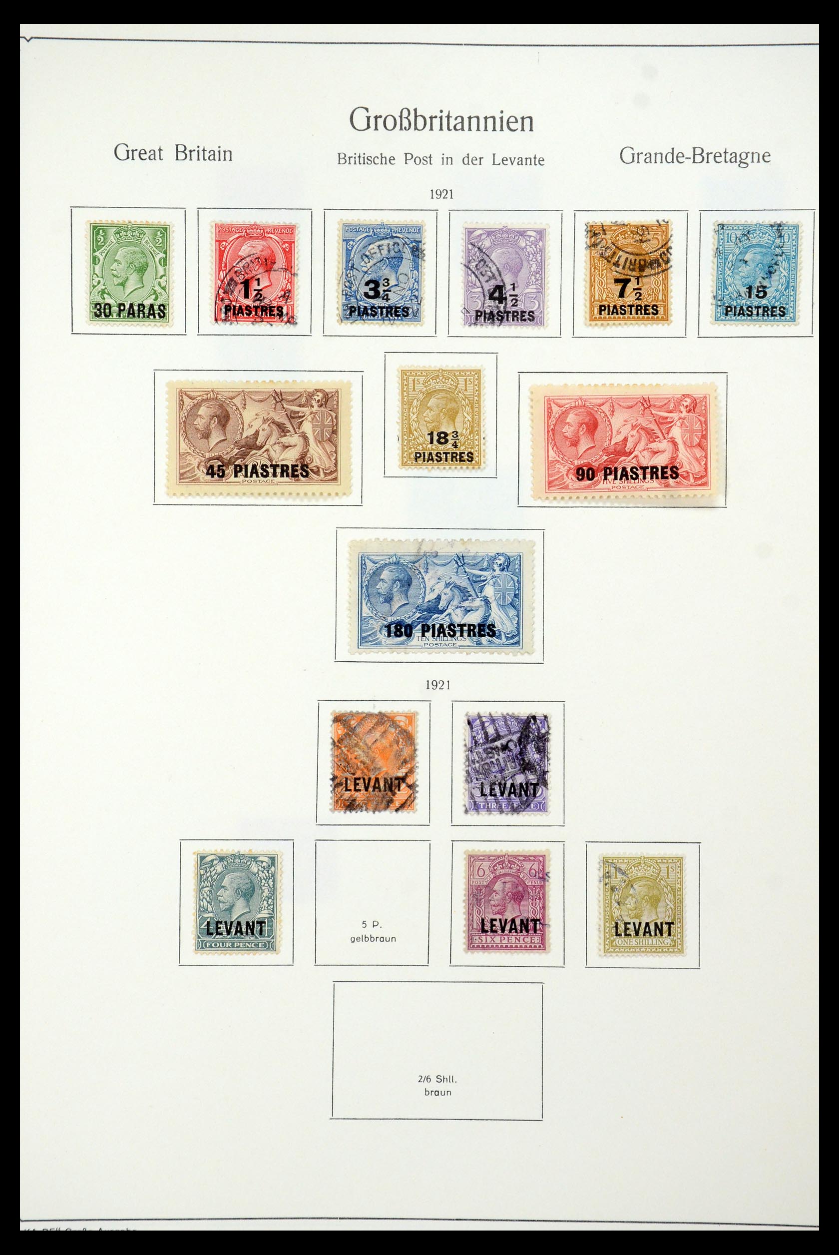 35676 005 - Postzegelverzameling 35676 Brits Levant 1885-1957.