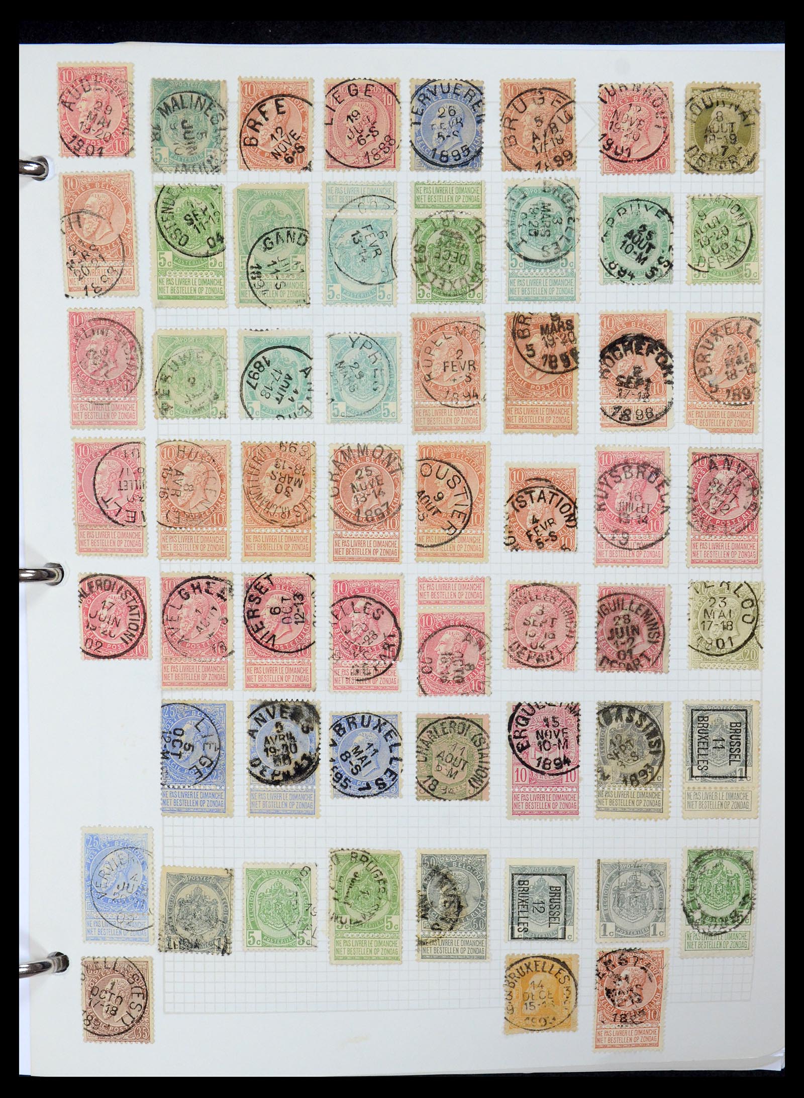 35678 009 - Postzegelverzameling 35678 België 1851-1965.