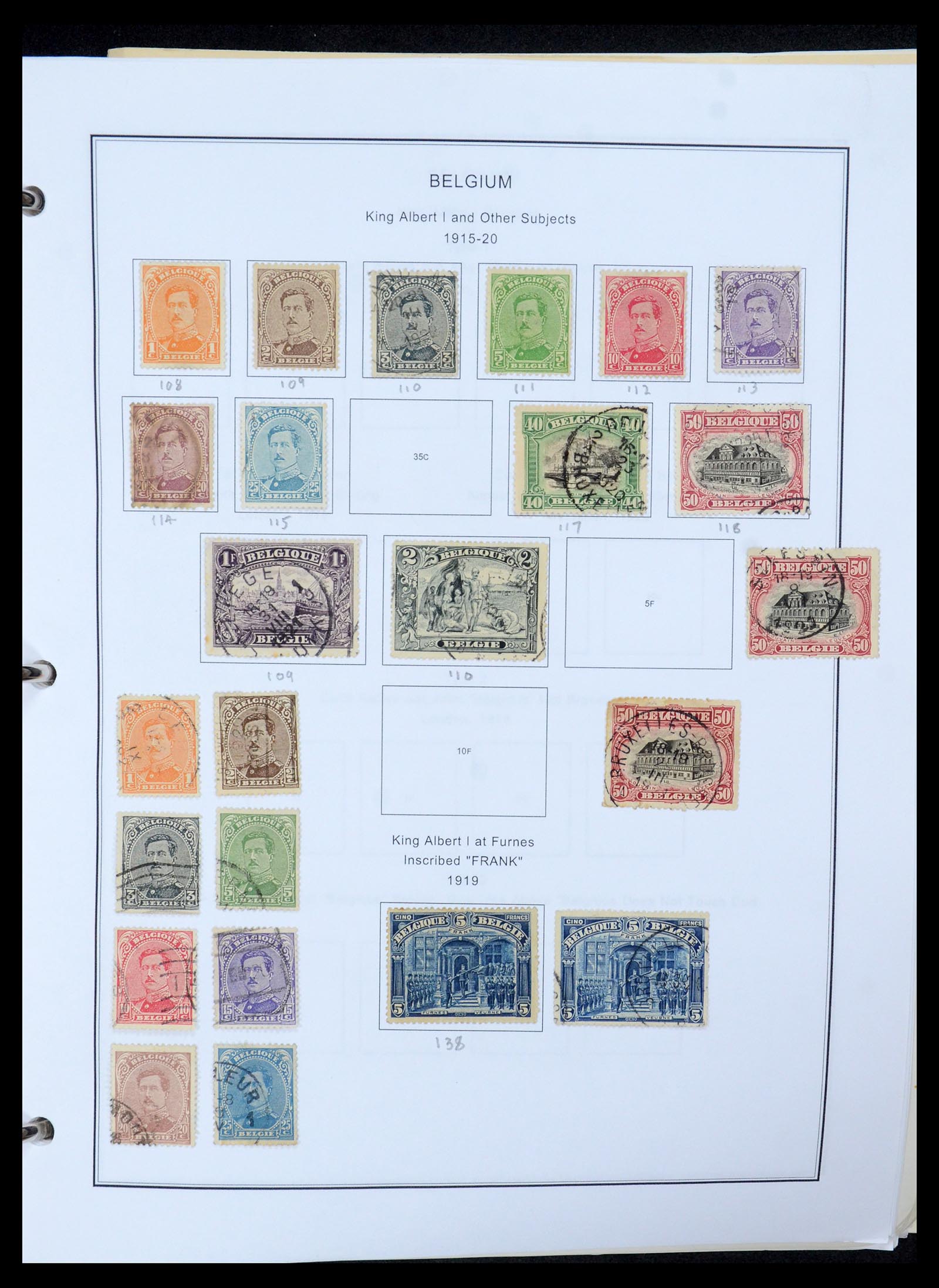 35678 013 - Postzegelverzameling 35678 België 1851-1965.