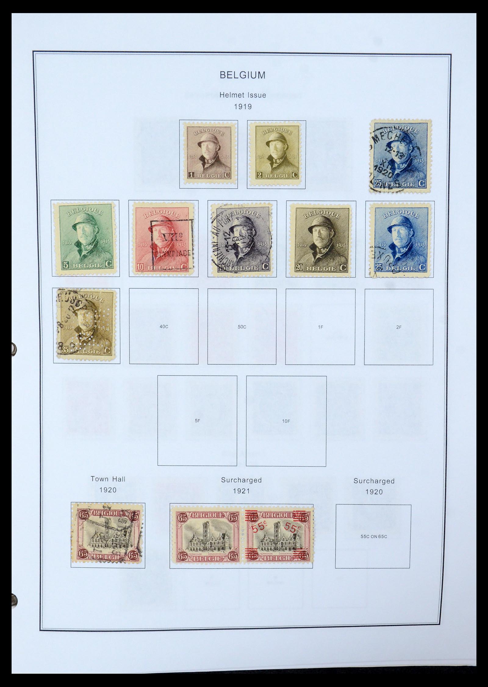 35678 014 - Postzegelverzameling 35678 België 1851-1965.