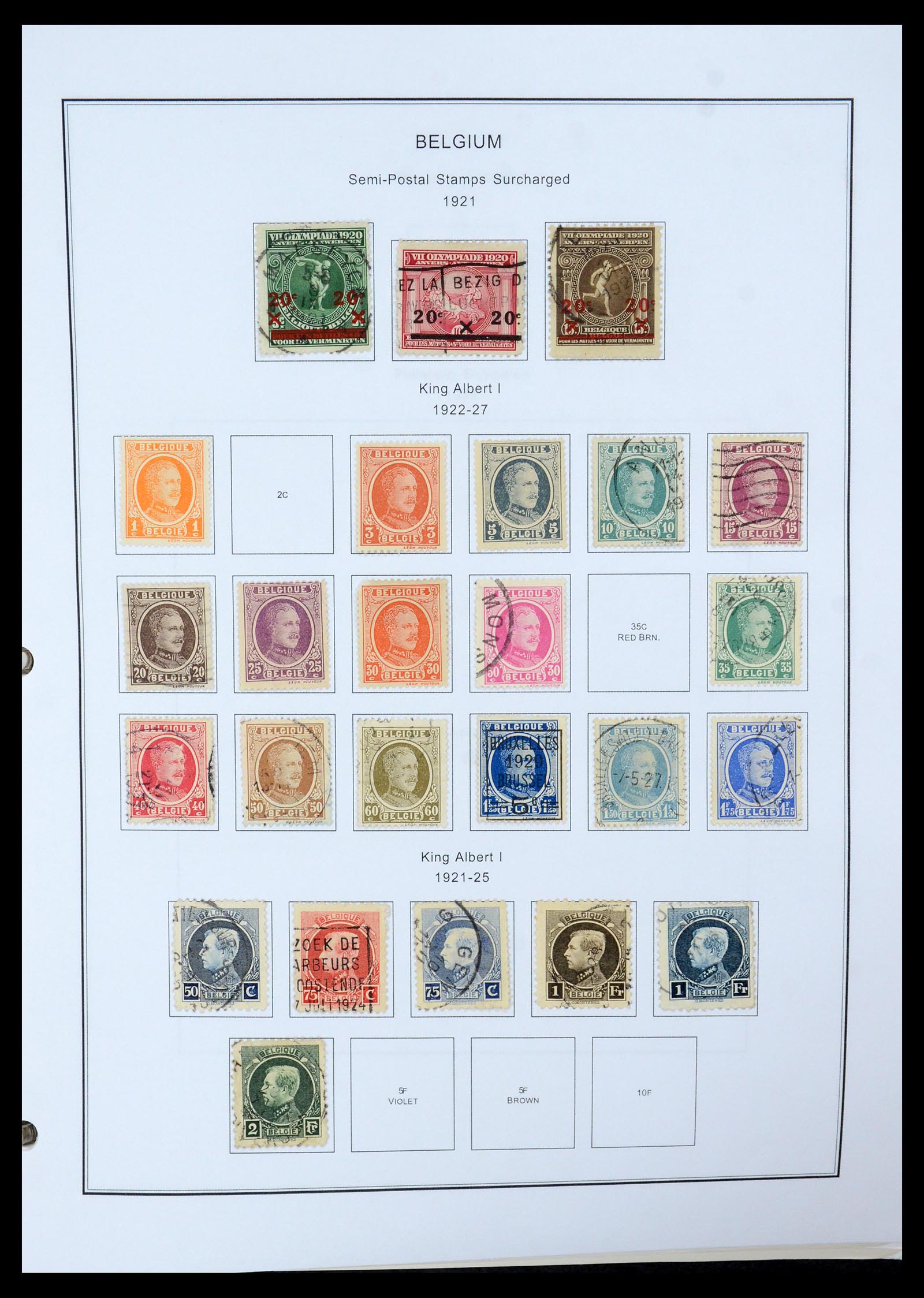 35678 015 - Postzegelverzameling 35678 België 1851-1965.