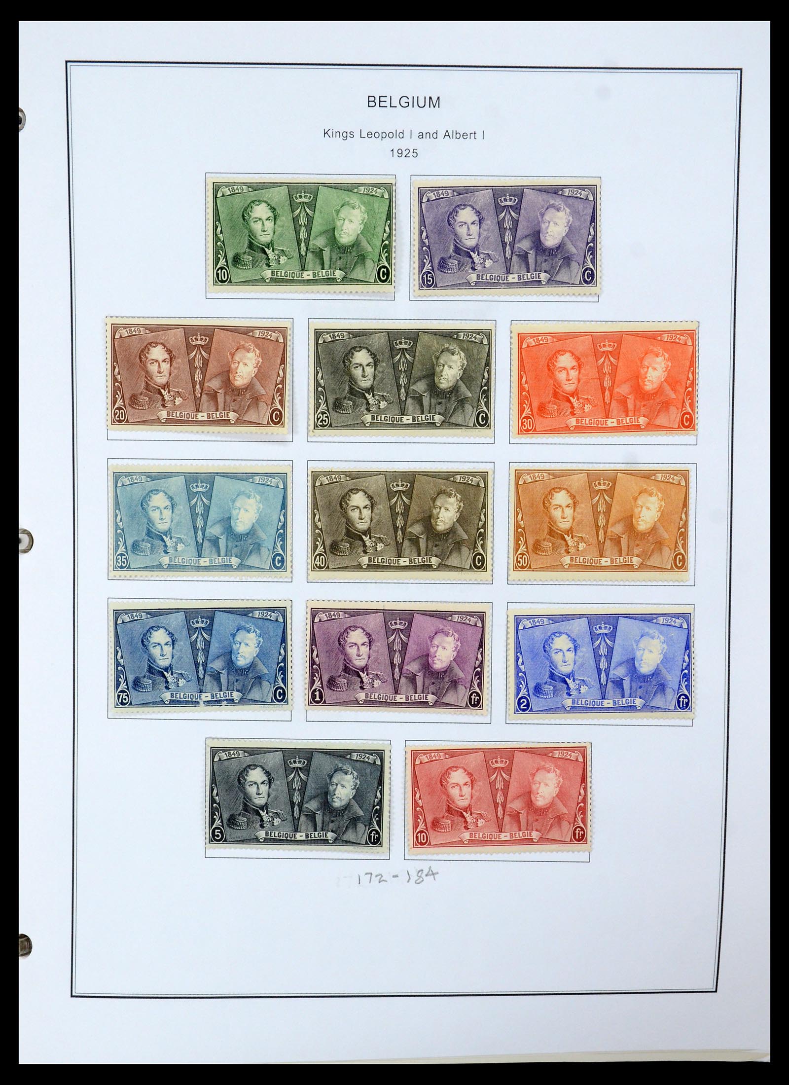 35678 017 - Postzegelverzameling 35678 België 1851-1965.