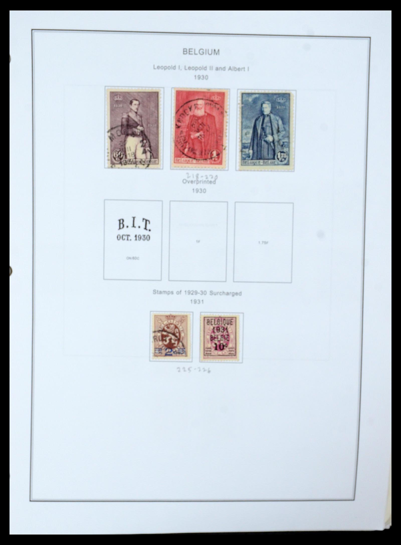 35678 022 - Stamp Collection 35678 Belgium 1851-1965.