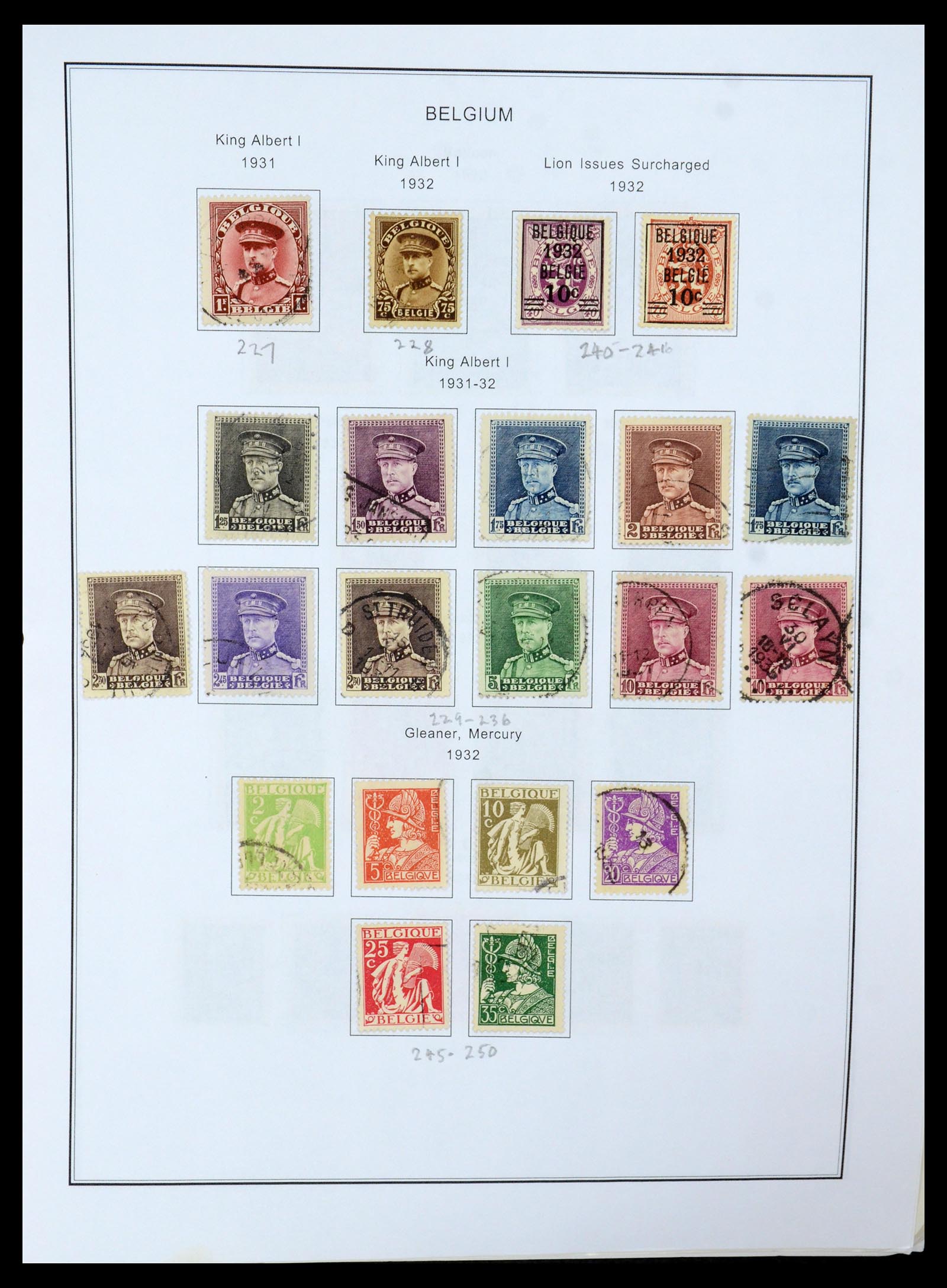 35678 023 - Postzegelverzameling 35678 België 1851-1965.