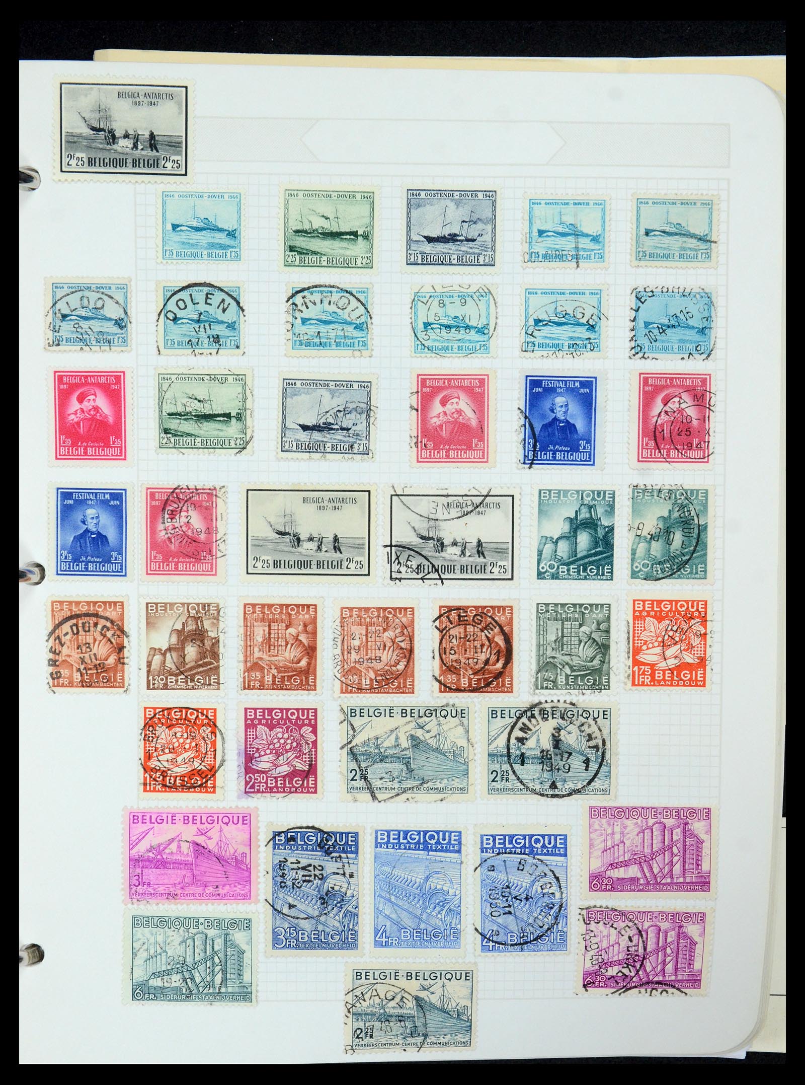 35678 033 - Postzegelverzameling 35678 België 1851-1965.