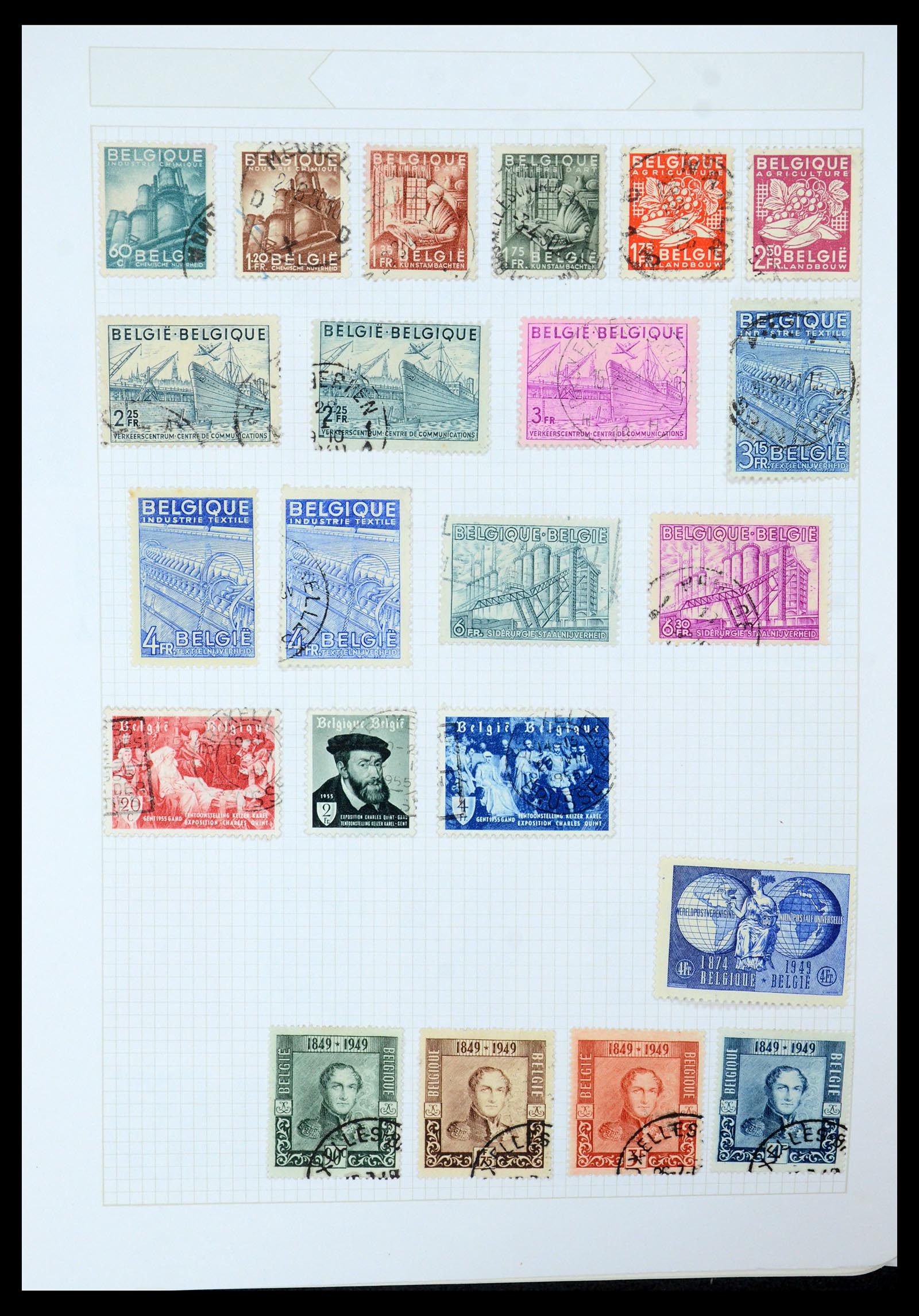 35678 034 - Postzegelverzameling 35678 België 1851-1965.