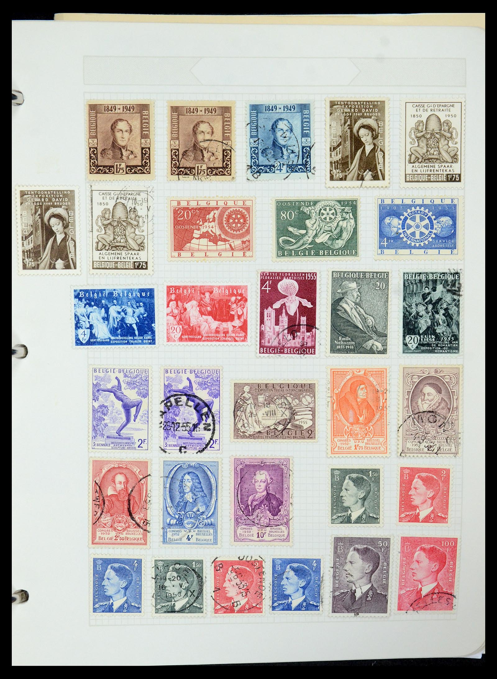35678 035 - Postzegelverzameling 35678 België 1851-1965.