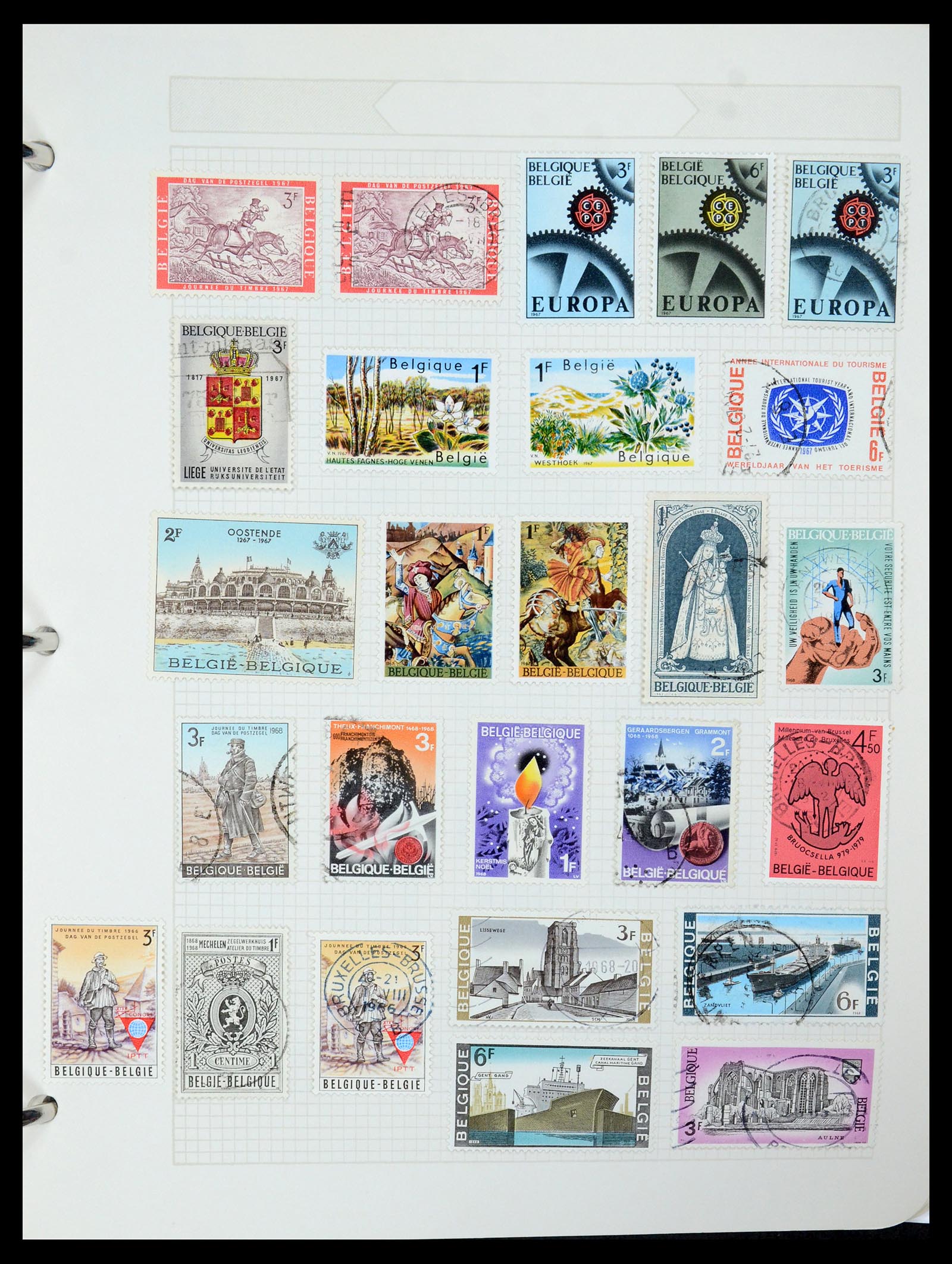 35678 043 - Stamp Collection 35678 Belgium 1851-1965.