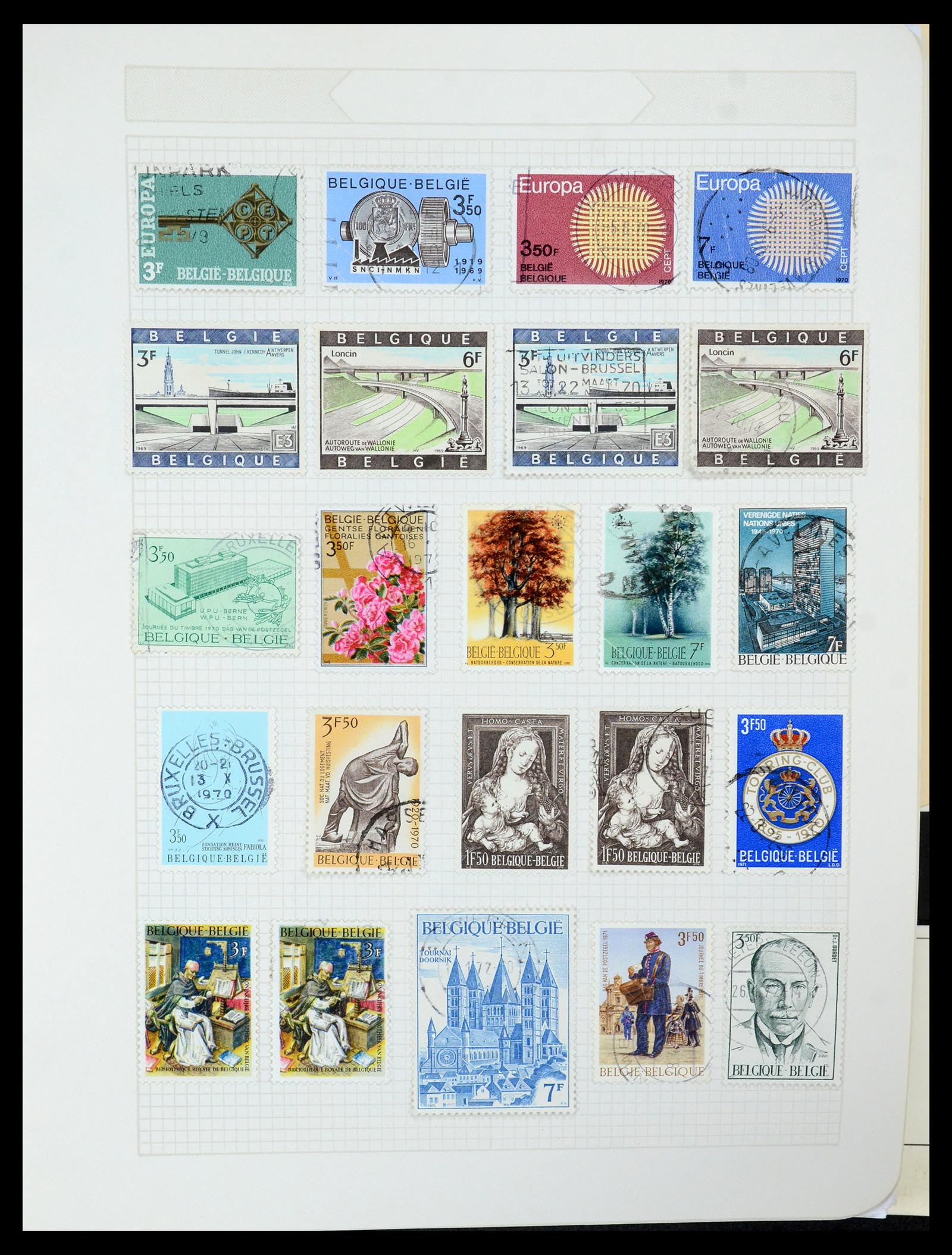 35678 045 - Postzegelverzameling 35678 België 1851-1965.