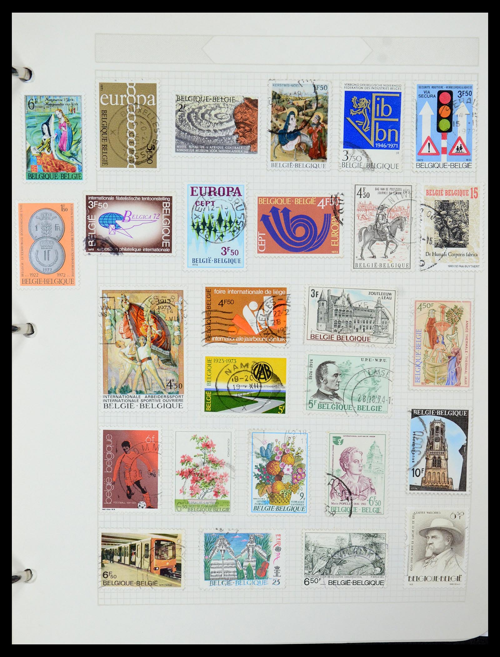 35678 046 - Postzegelverzameling 35678 België 1851-1965.