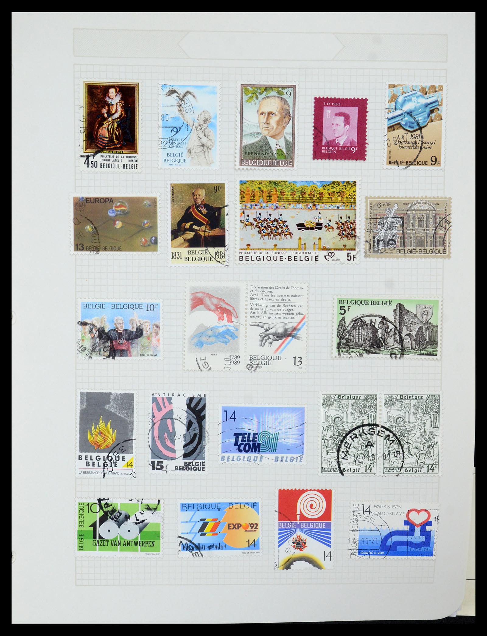 35678 047 - Postzegelverzameling 35678 België 1851-1965.