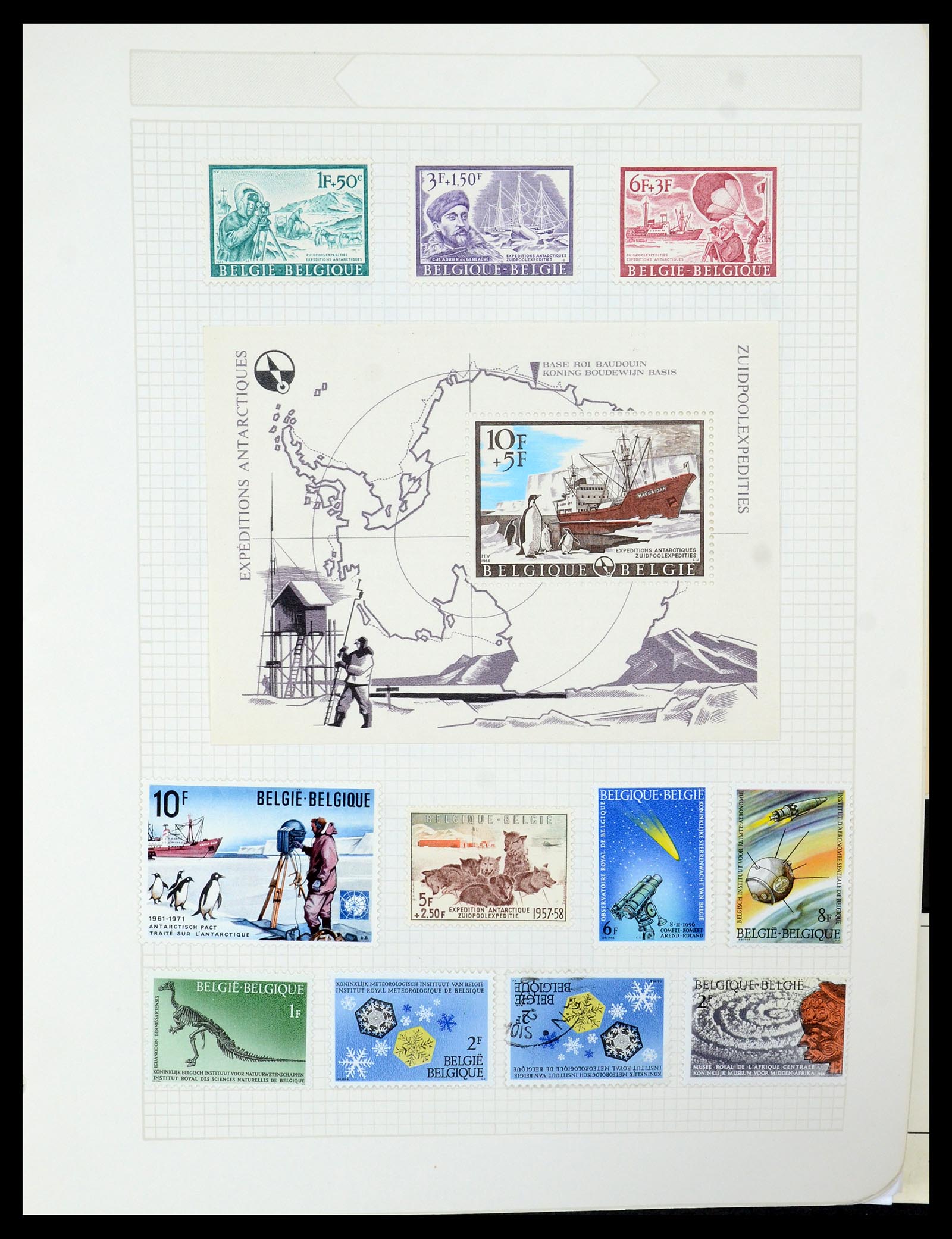 35678 048 - Postzegelverzameling 35678 België 1851-1965.