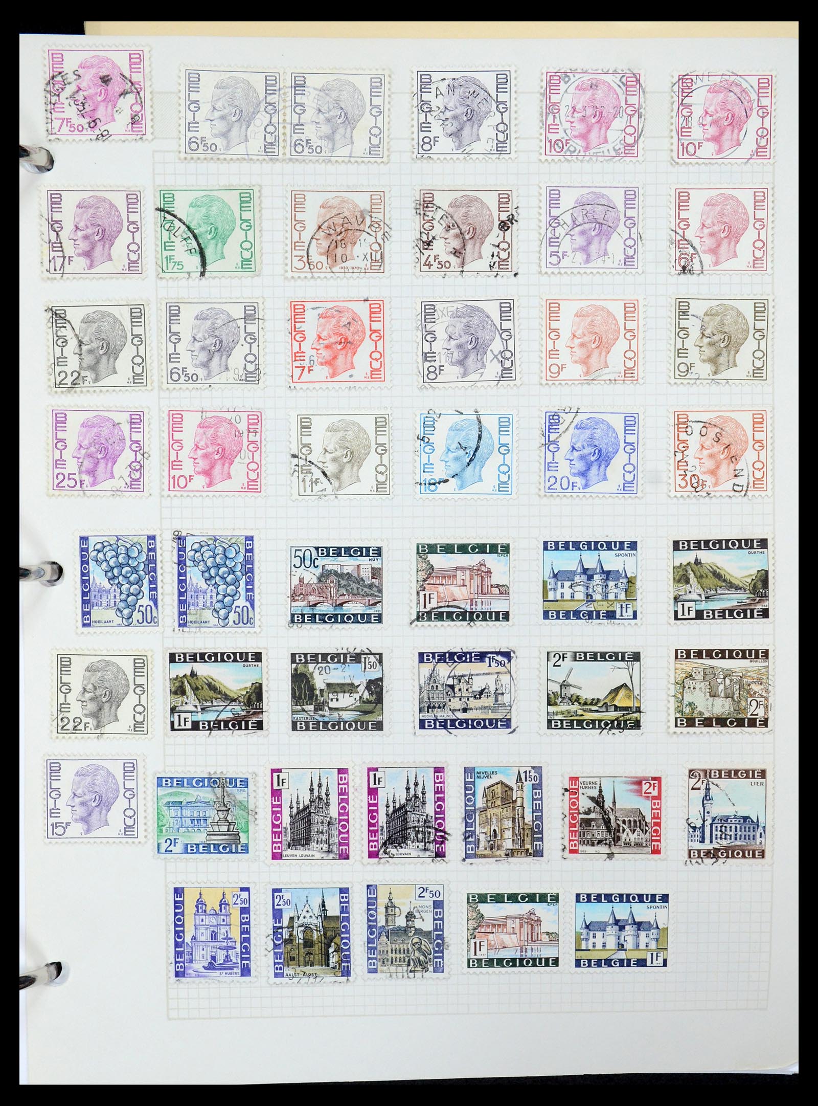 35678 053 - Postzegelverzameling 35678 België 1851-1965.