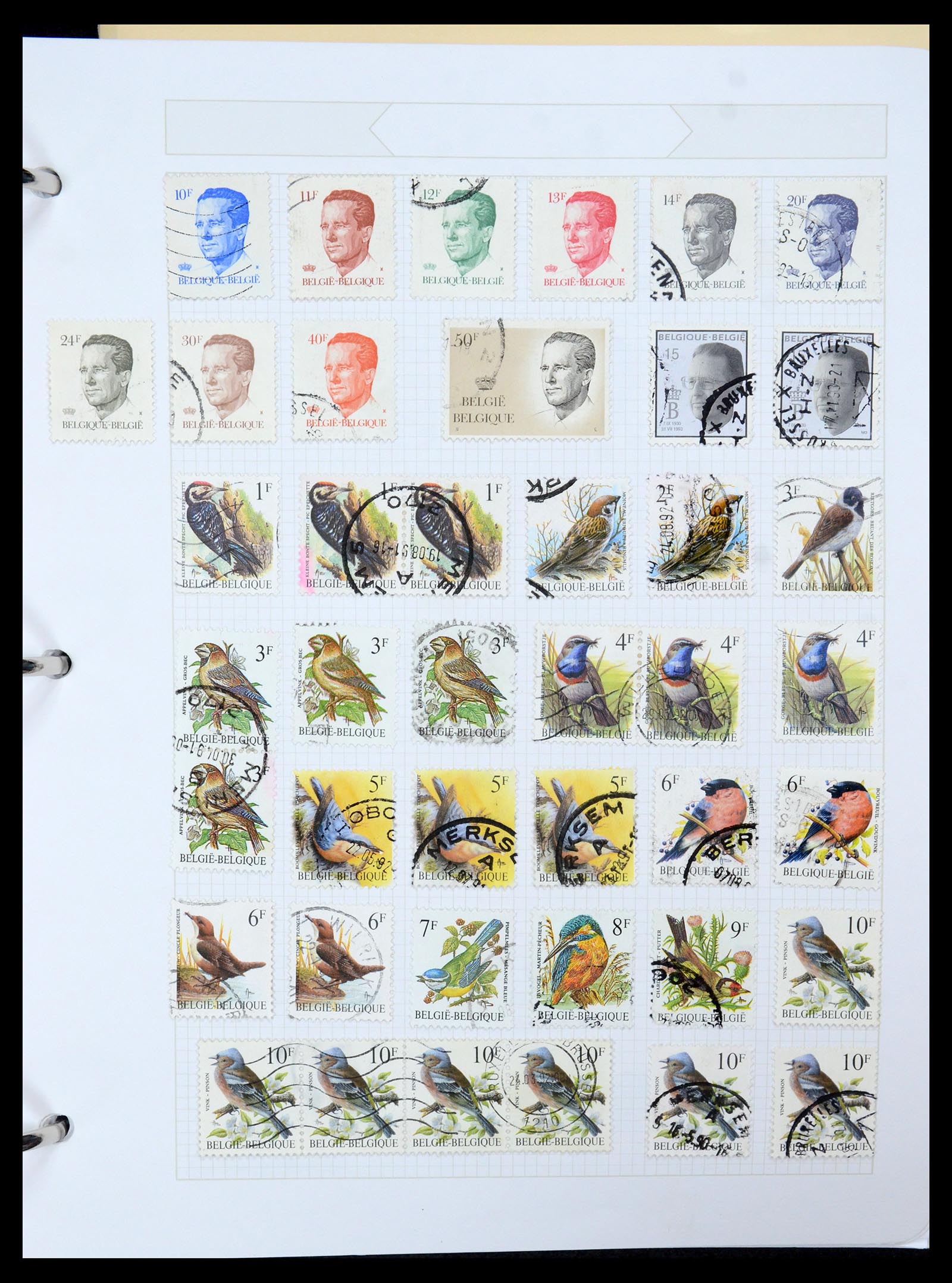 35678 054 - Postzegelverzameling 35678 België 1851-1965.