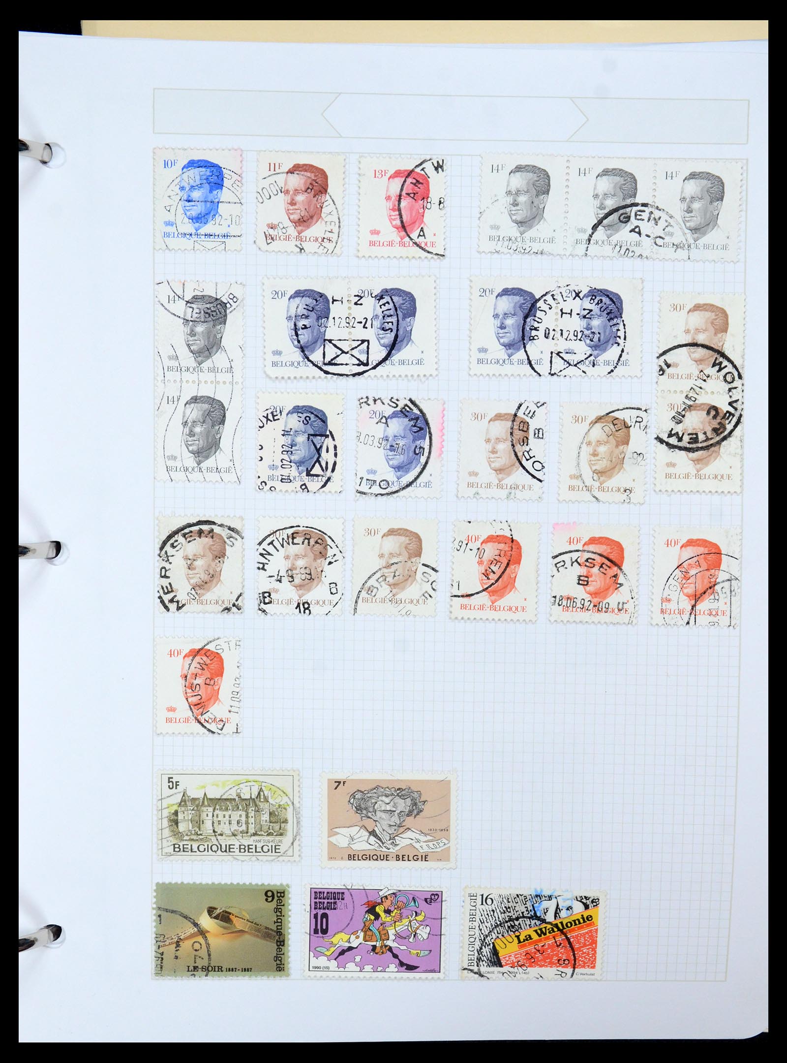 35678 055 - Postzegelverzameling 35678 België 1851-1965.