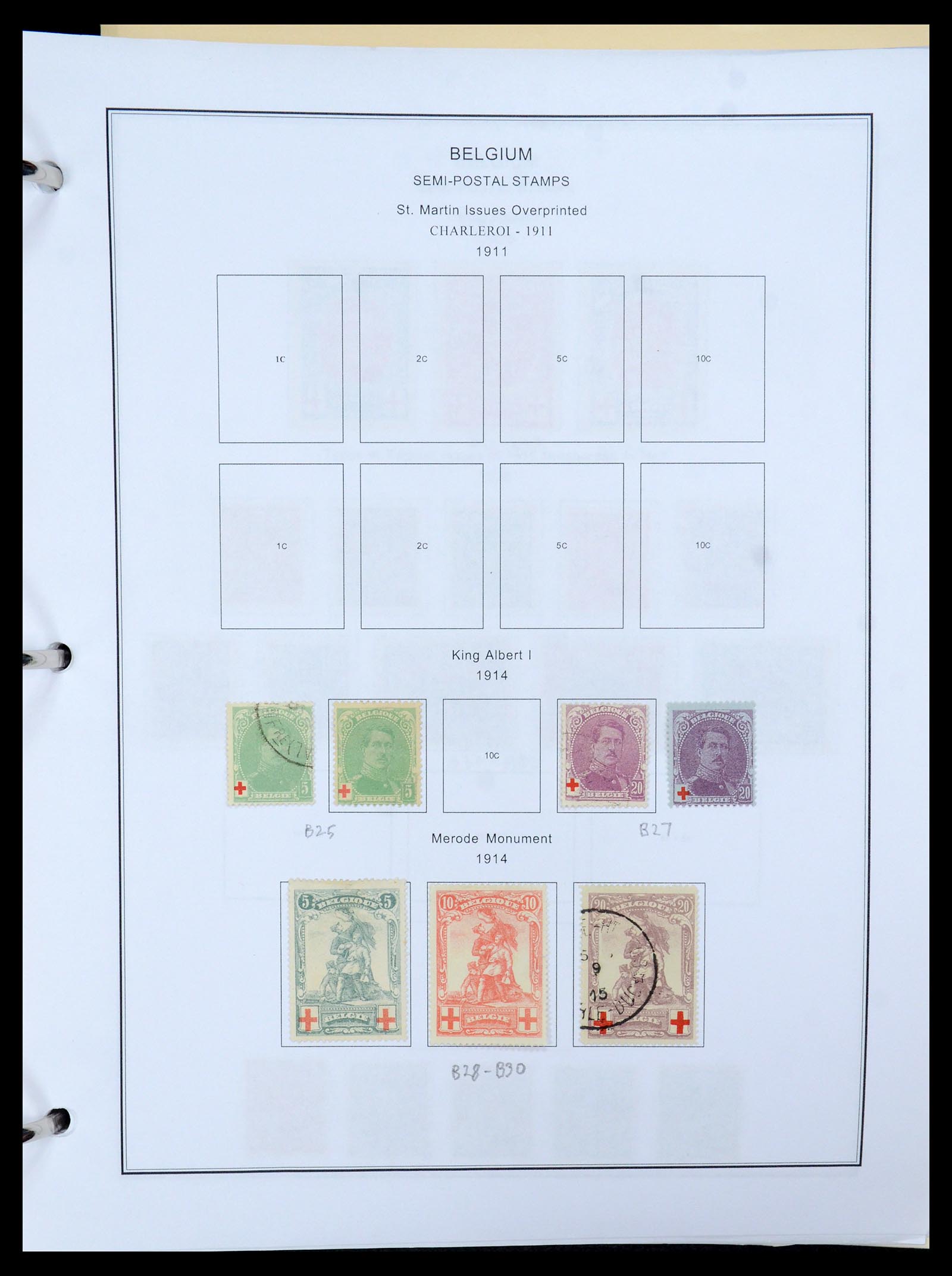 35678 056 - Postzegelverzameling 35678 België 1851-1965.