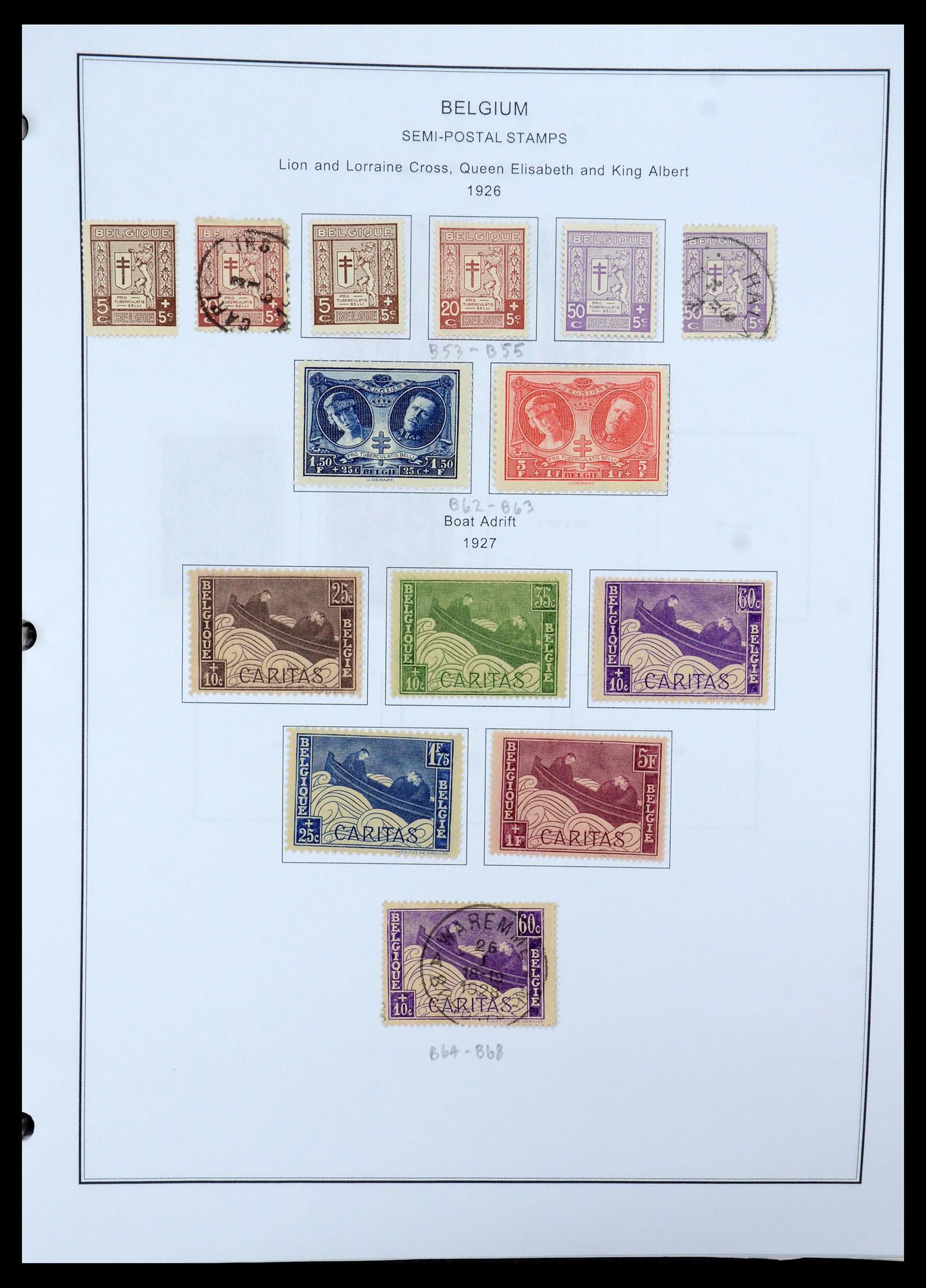35678 059 - Postzegelverzameling 35678 België 1851-1965.