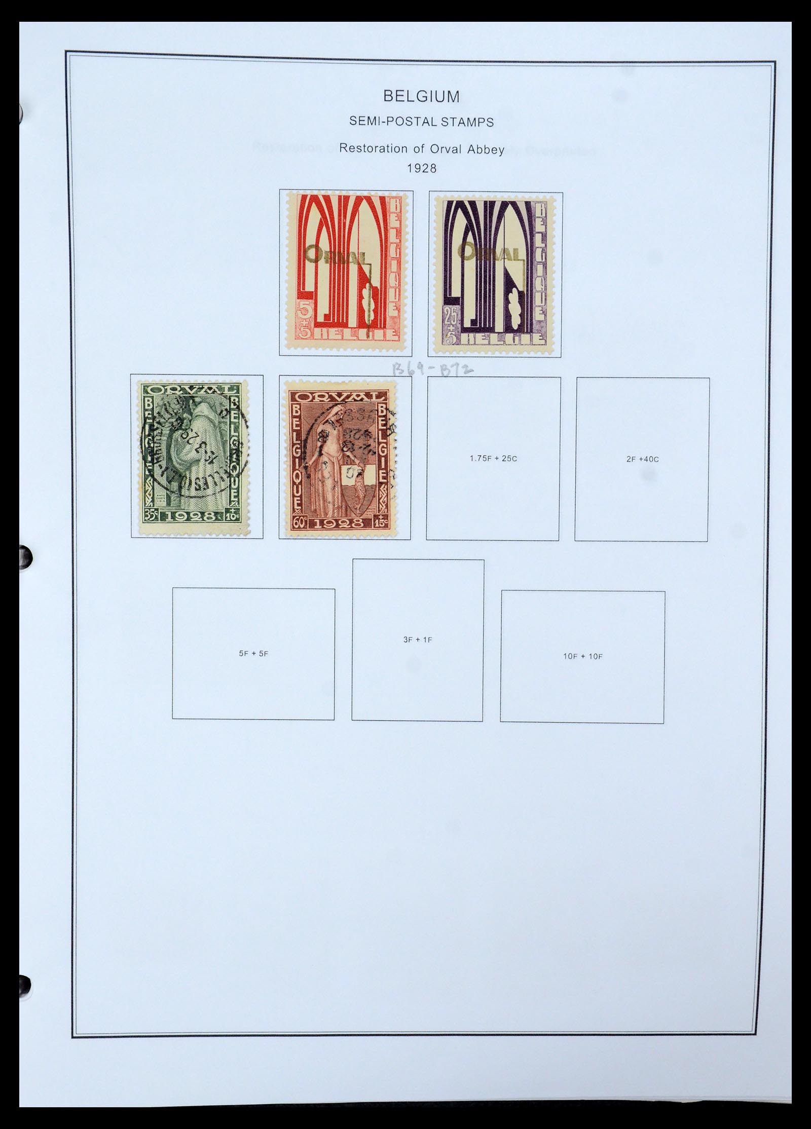 35678 060 - Postzegelverzameling 35678 België 1851-1965.