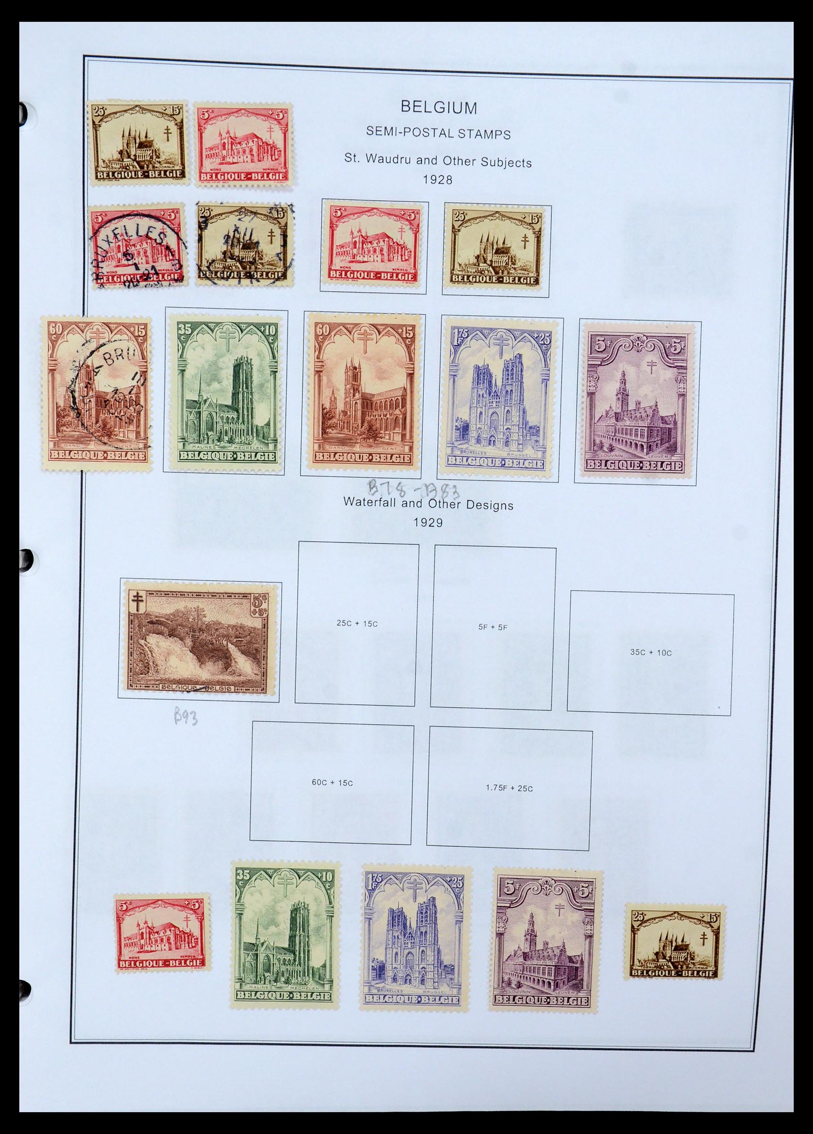 35678 061 - Stamp Collection 35678 Belgium 1851-1965.