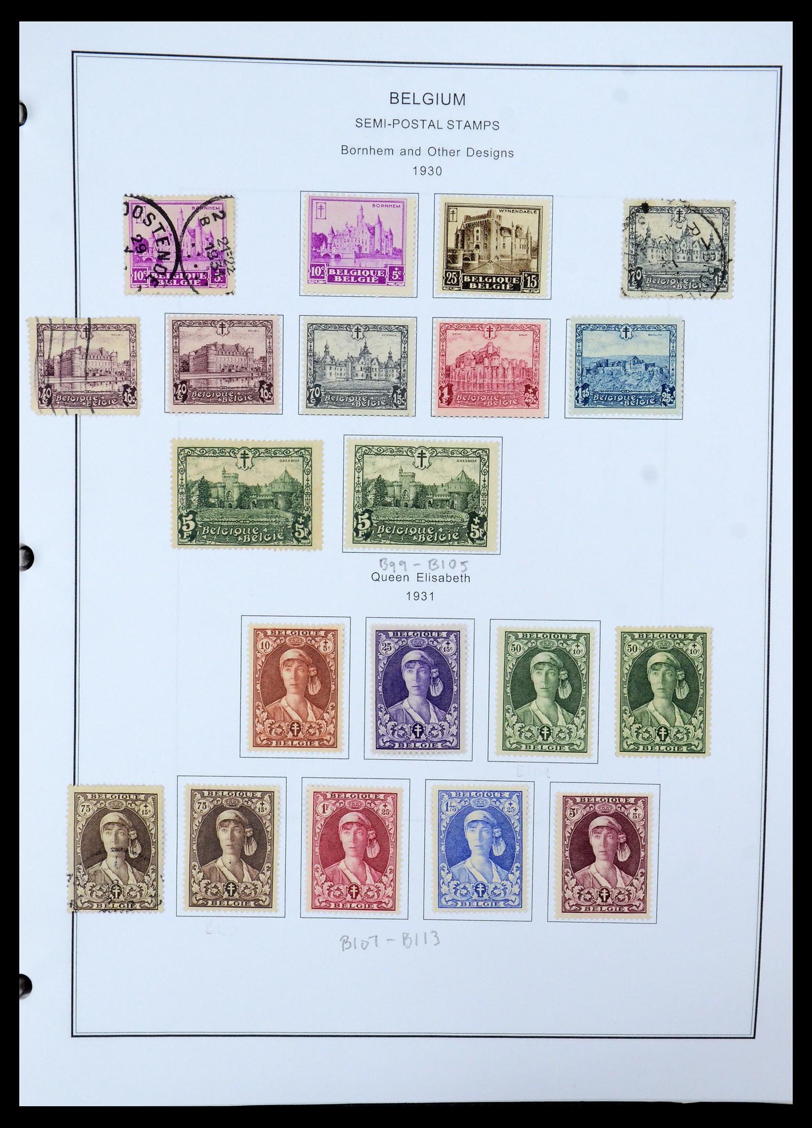 35678 062 - Stamp Collection 35678 Belgium 1851-1965.
