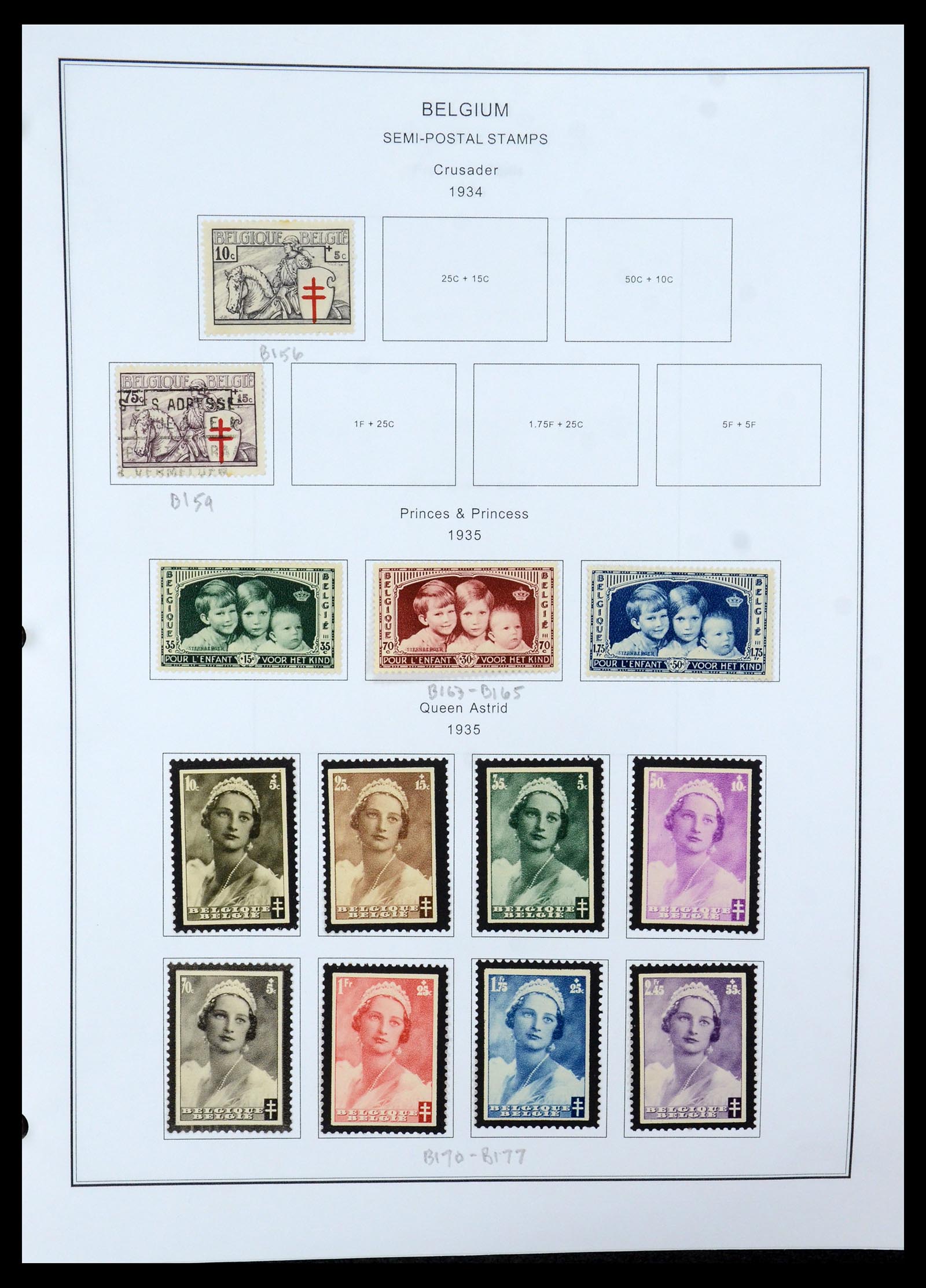 35678 064 - Stamp Collection 35678 Belgium 1851-1965.