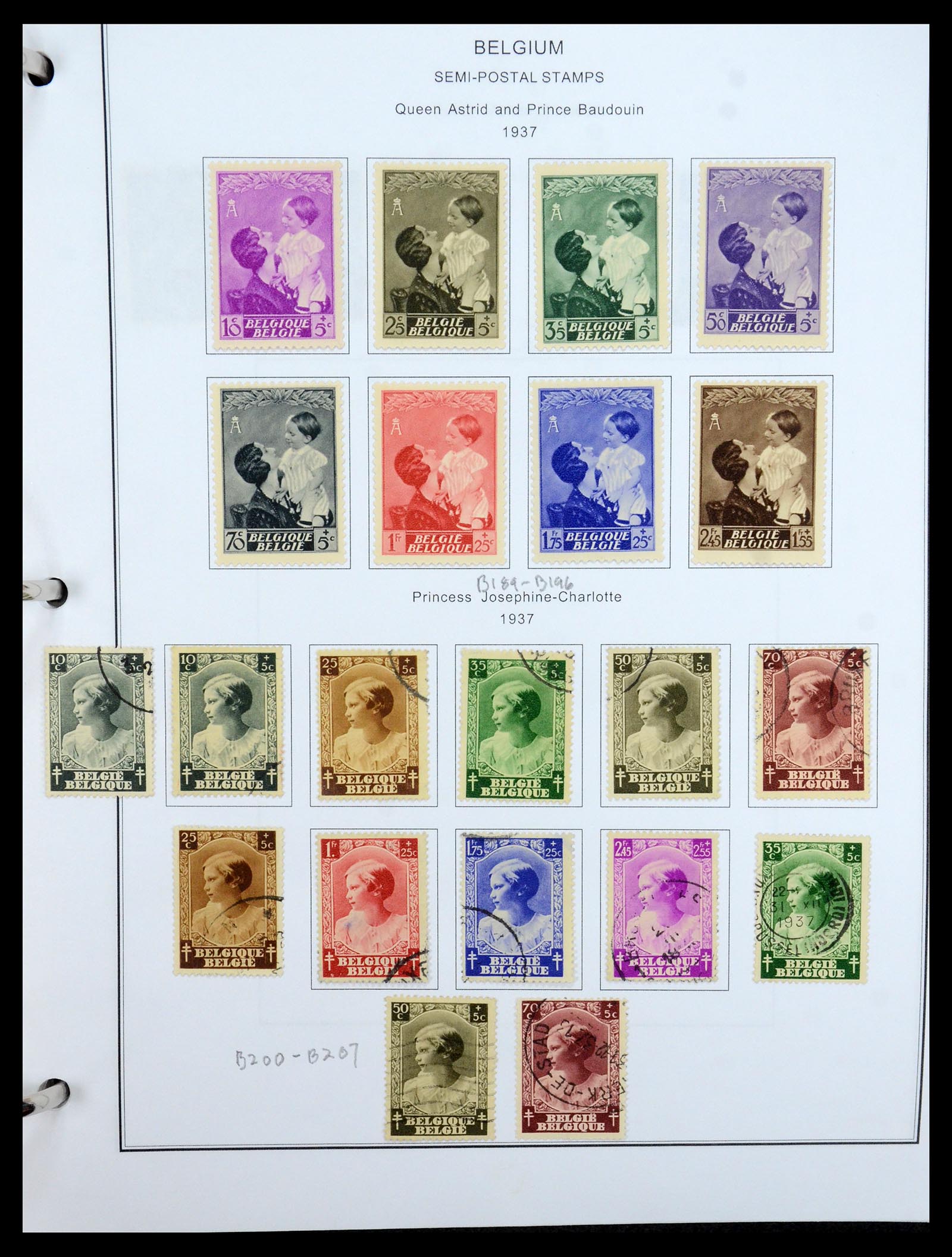35678 068 - Stamp Collection 35678 Belgium 1851-1965.