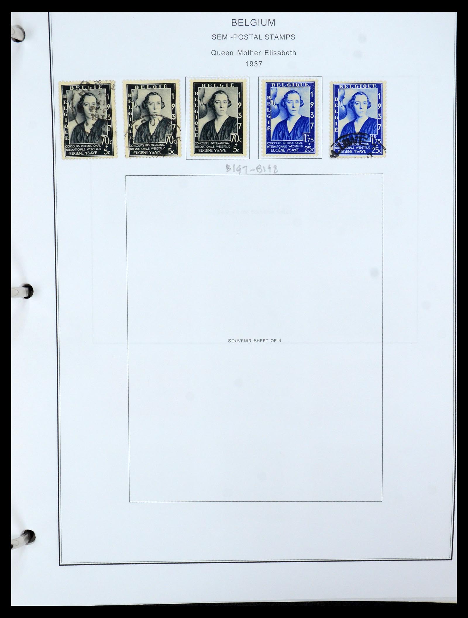 35678 069 - Stamp Collection 35678 Belgium 1851-1965.