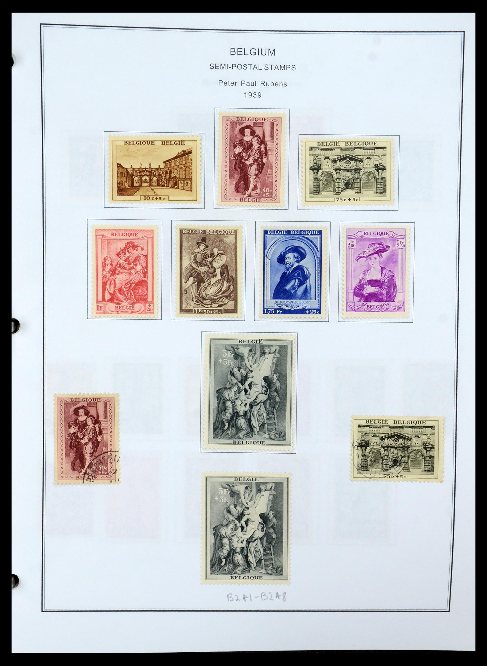 35678 073 - Stamp Collection 35678 Belgium 1851-1965.