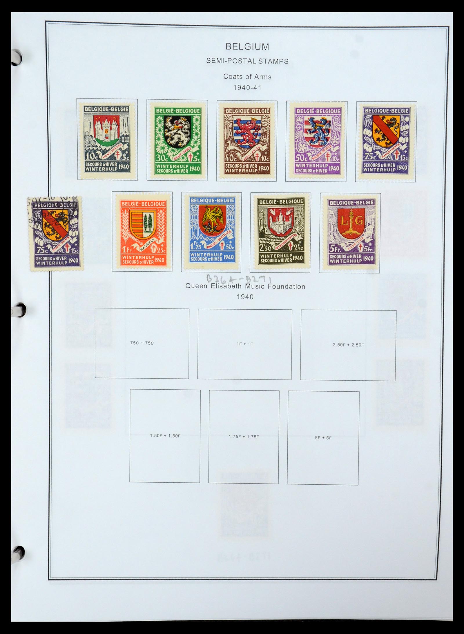 35678 076 - Stamp Collection 35678 Belgium 1851-1965.