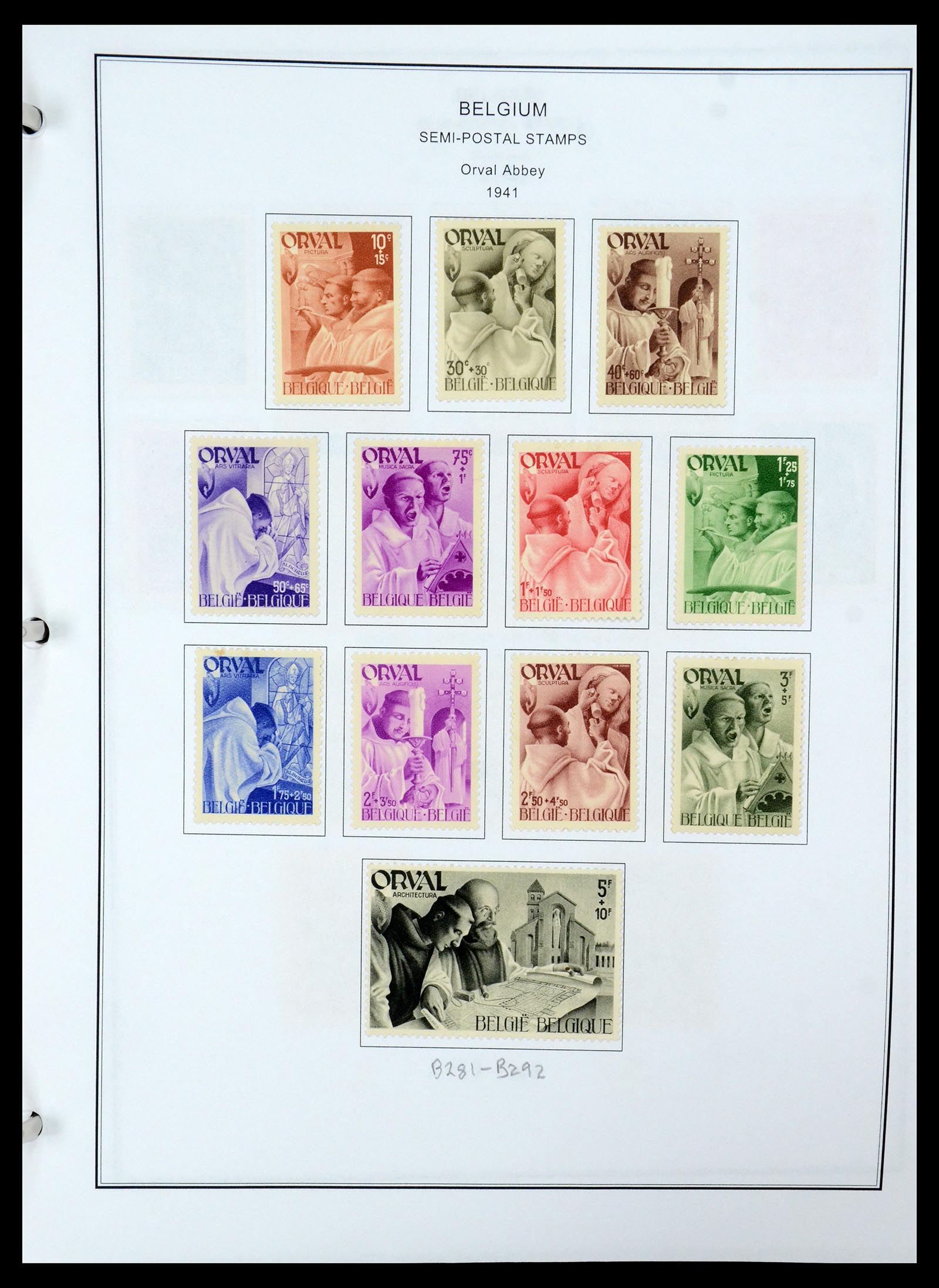 35678 078 - Stamp Collection 35678 Belgium 1851-1965.