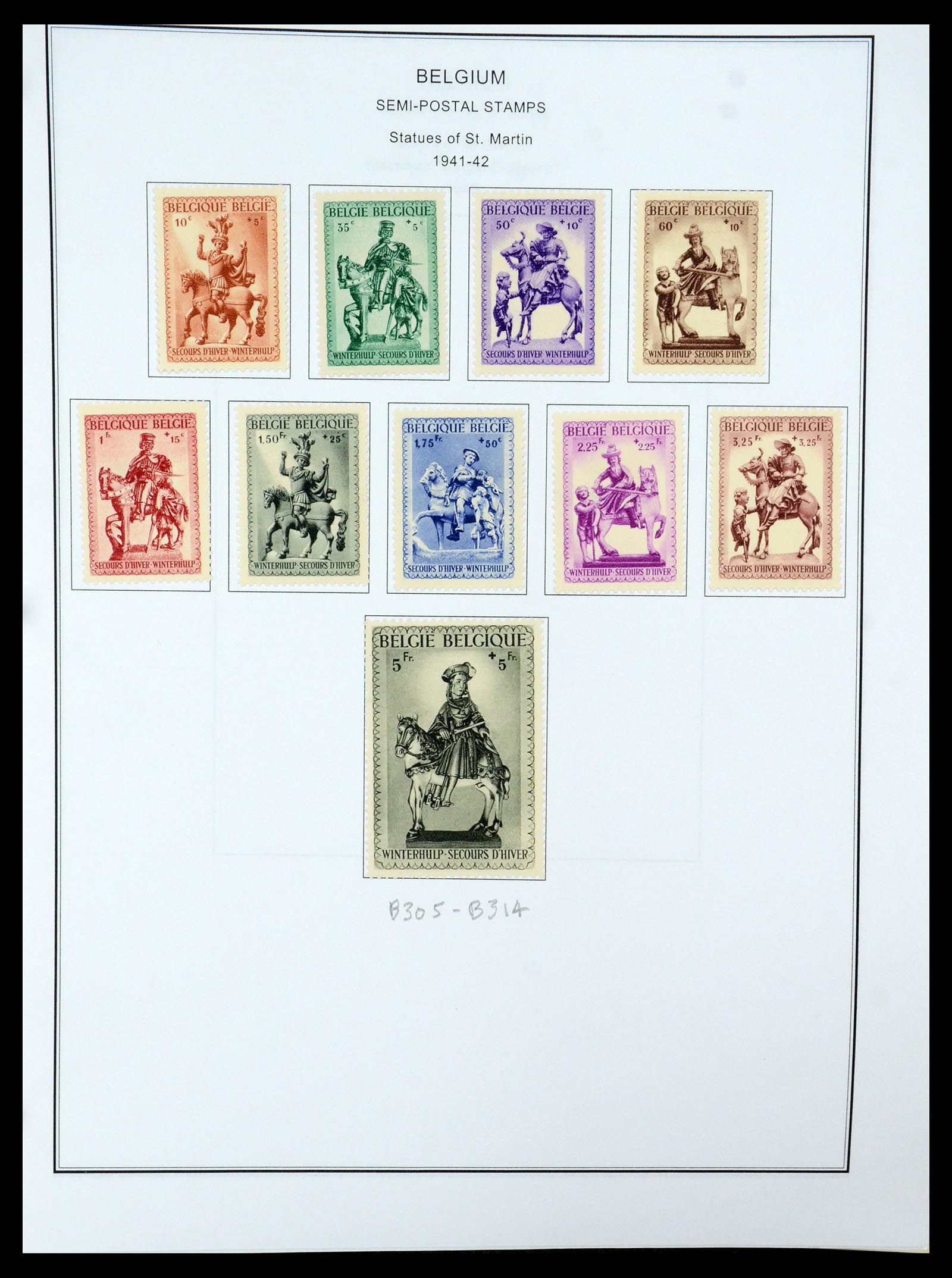 35678 082 - Stamp Collection 35678 Belgium 1851-1965.