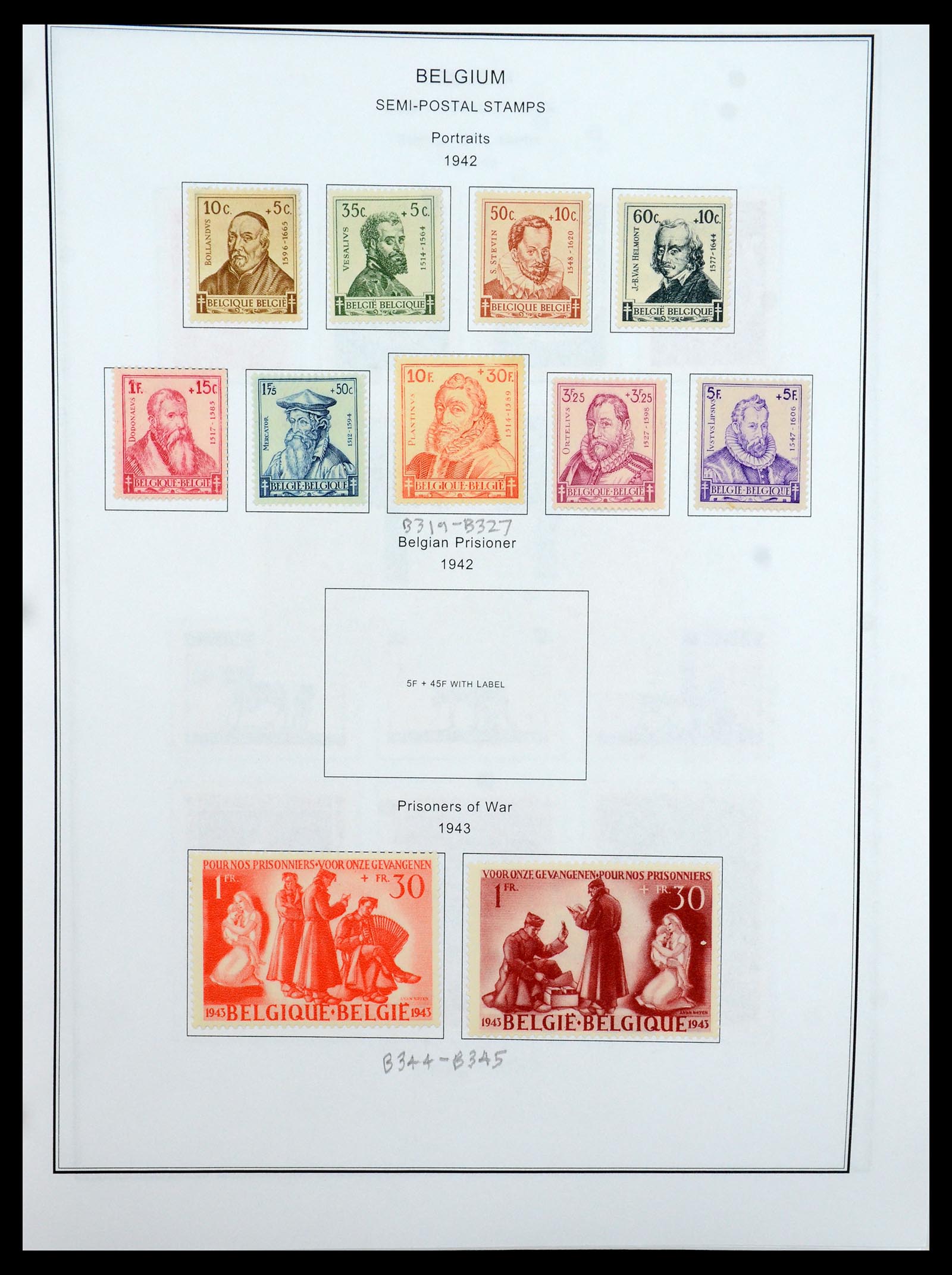 35678 083 - Stamp Collection 35678 Belgium 1851-1965.