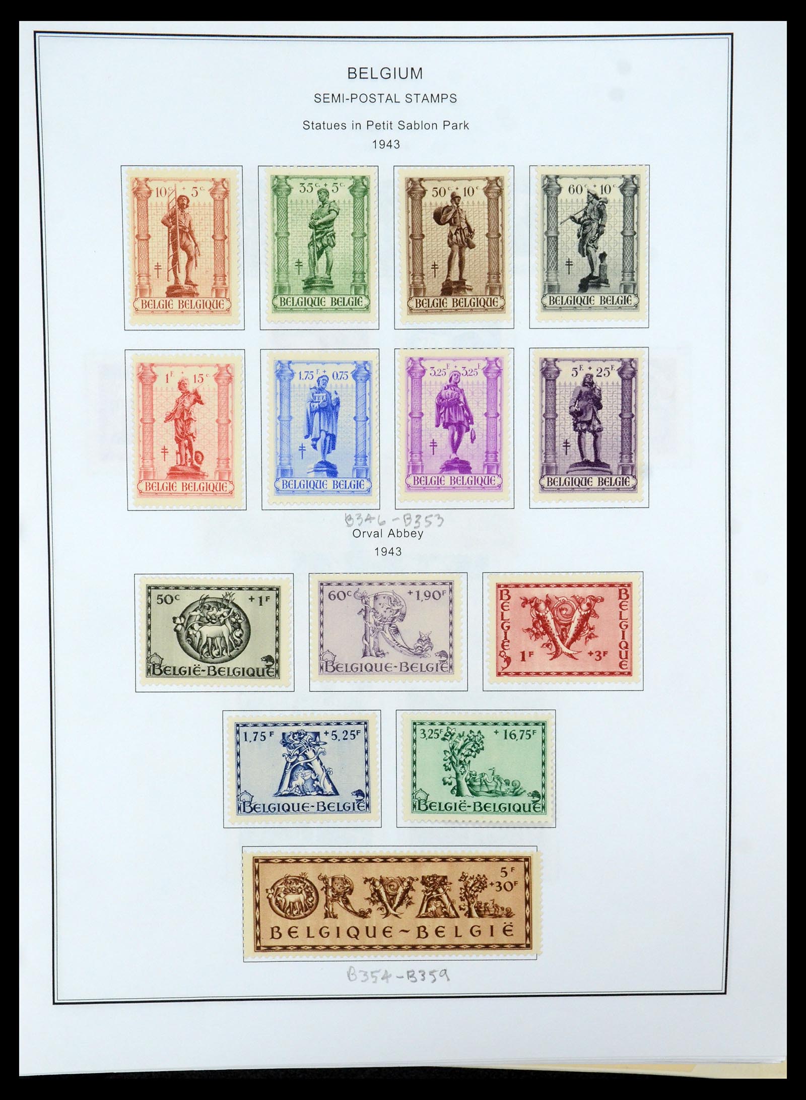 35678 086 - Stamp Collection 35678 Belgium 1851-1965.
