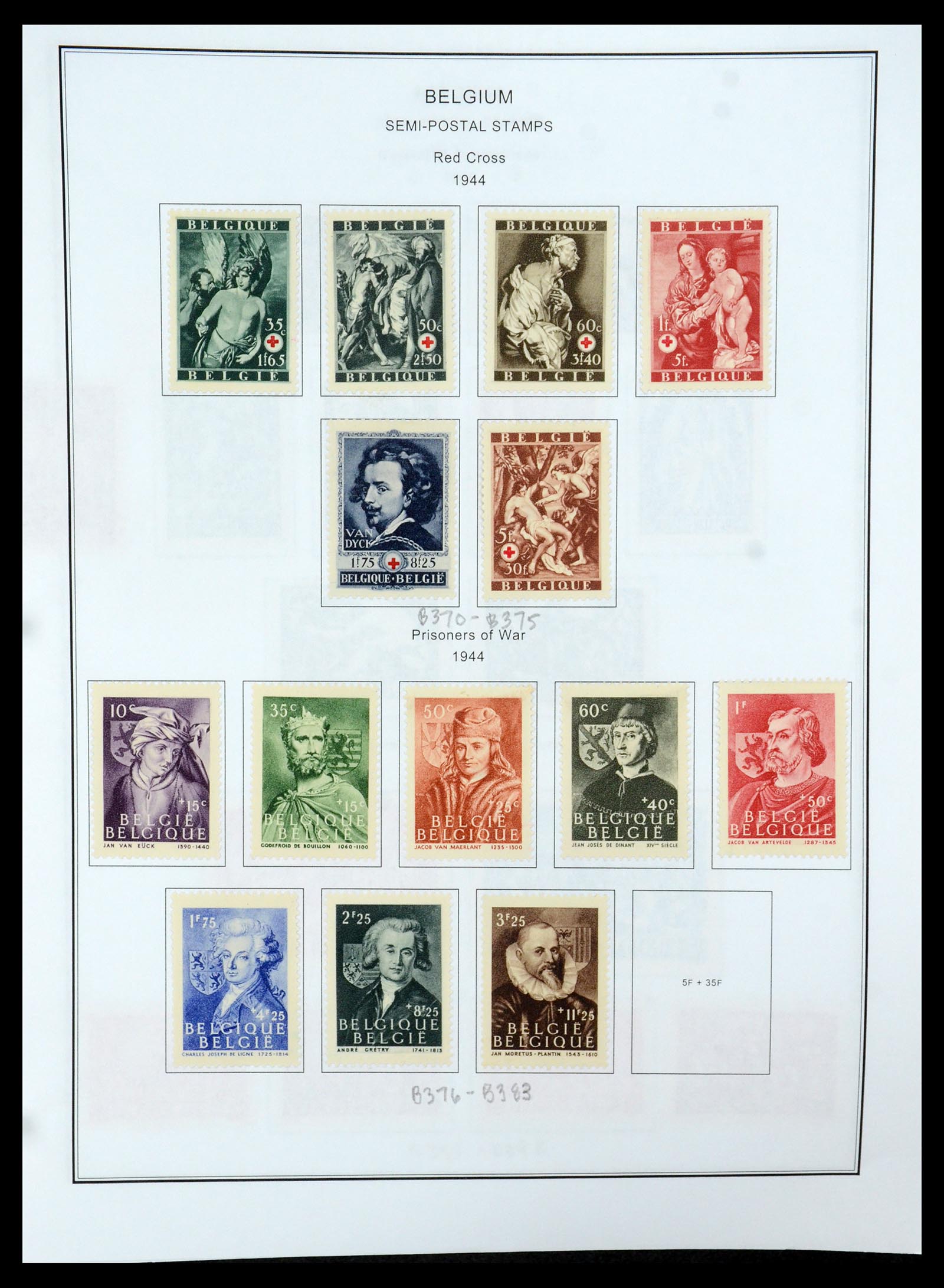 35678 089 - Stamp Collection 35678 Belgium 1851-1965.