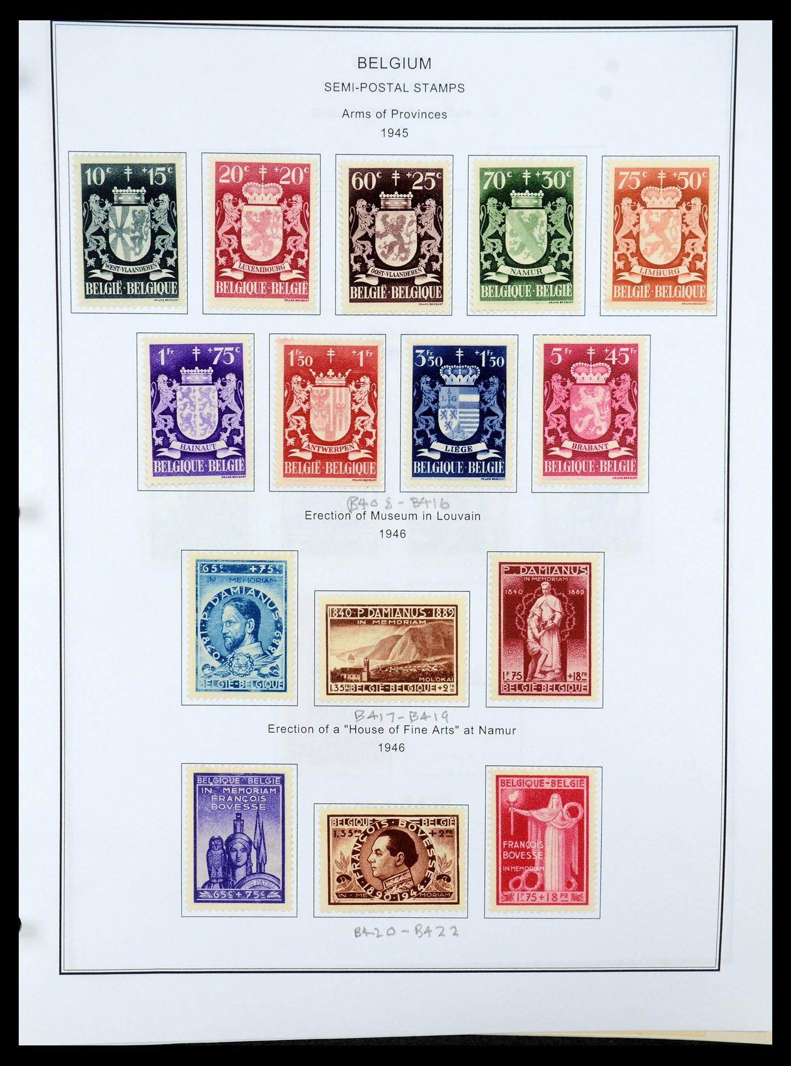 35678 092 - Stamp Collection 35678 Belgium 1851-1965.