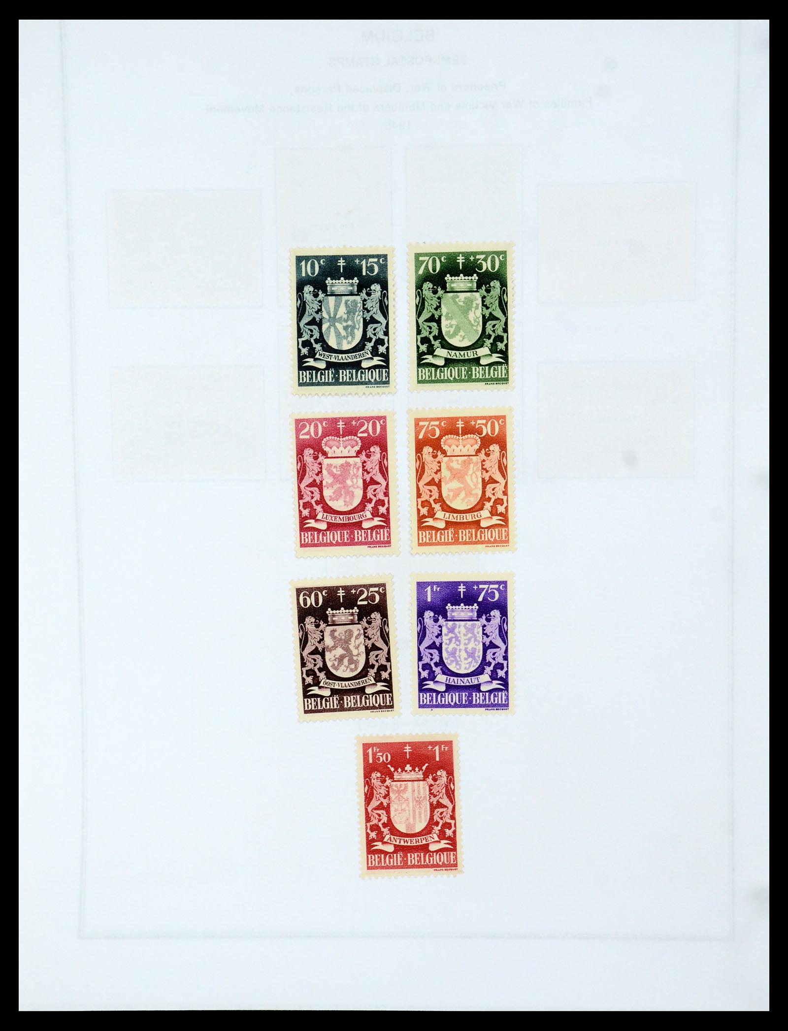 35678 093 - Stamp Collection 35678 Belgium 1851-1965.