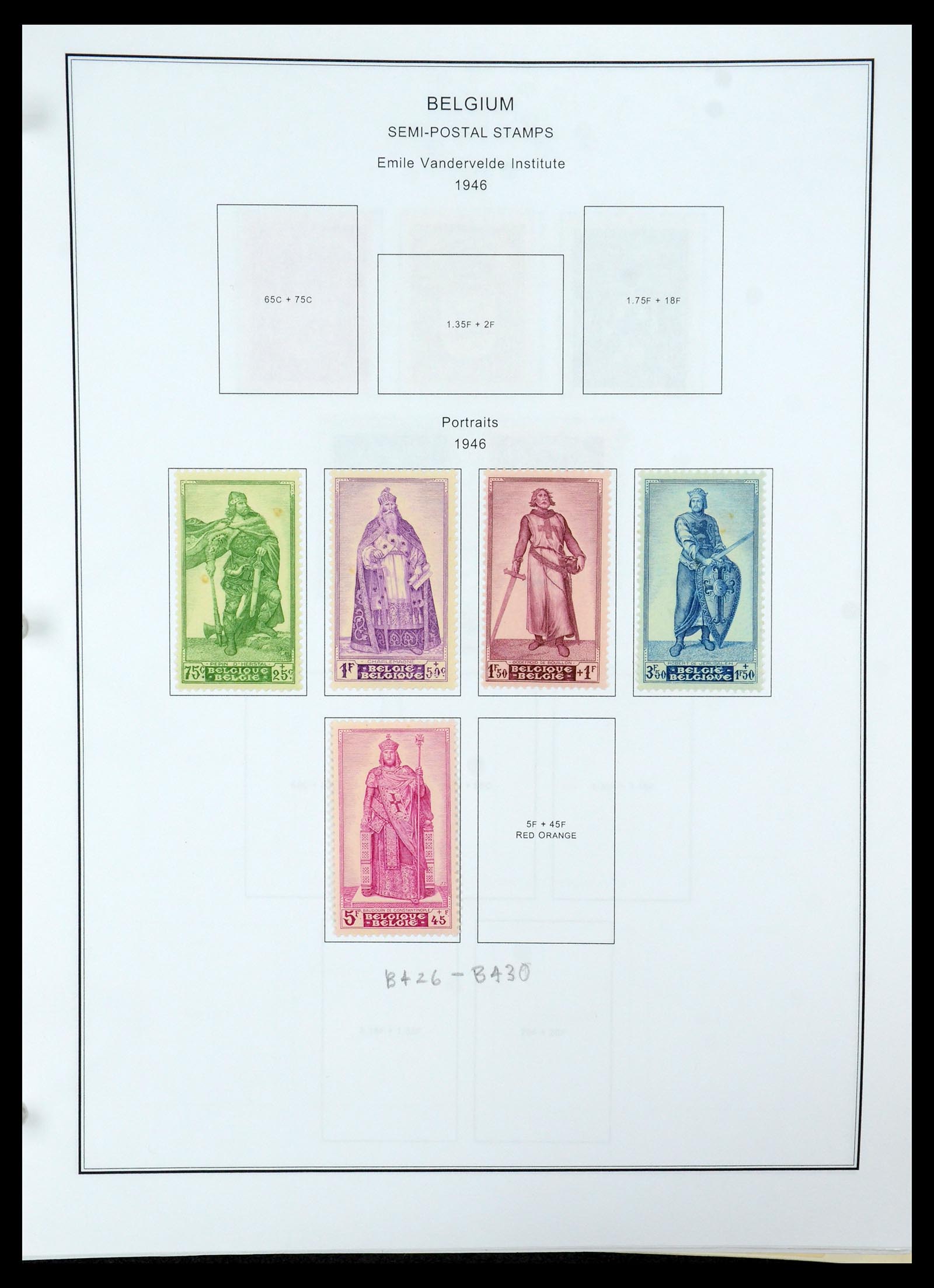 35678 094 - Stamp Collection 35678 Belgium 1851-1965.